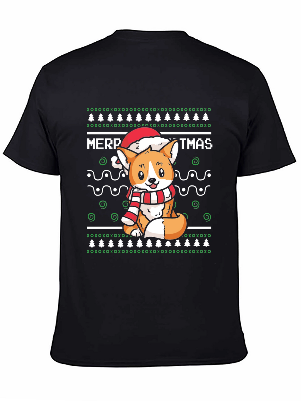 Christmas Corgi Dog Unisex T-Shirt