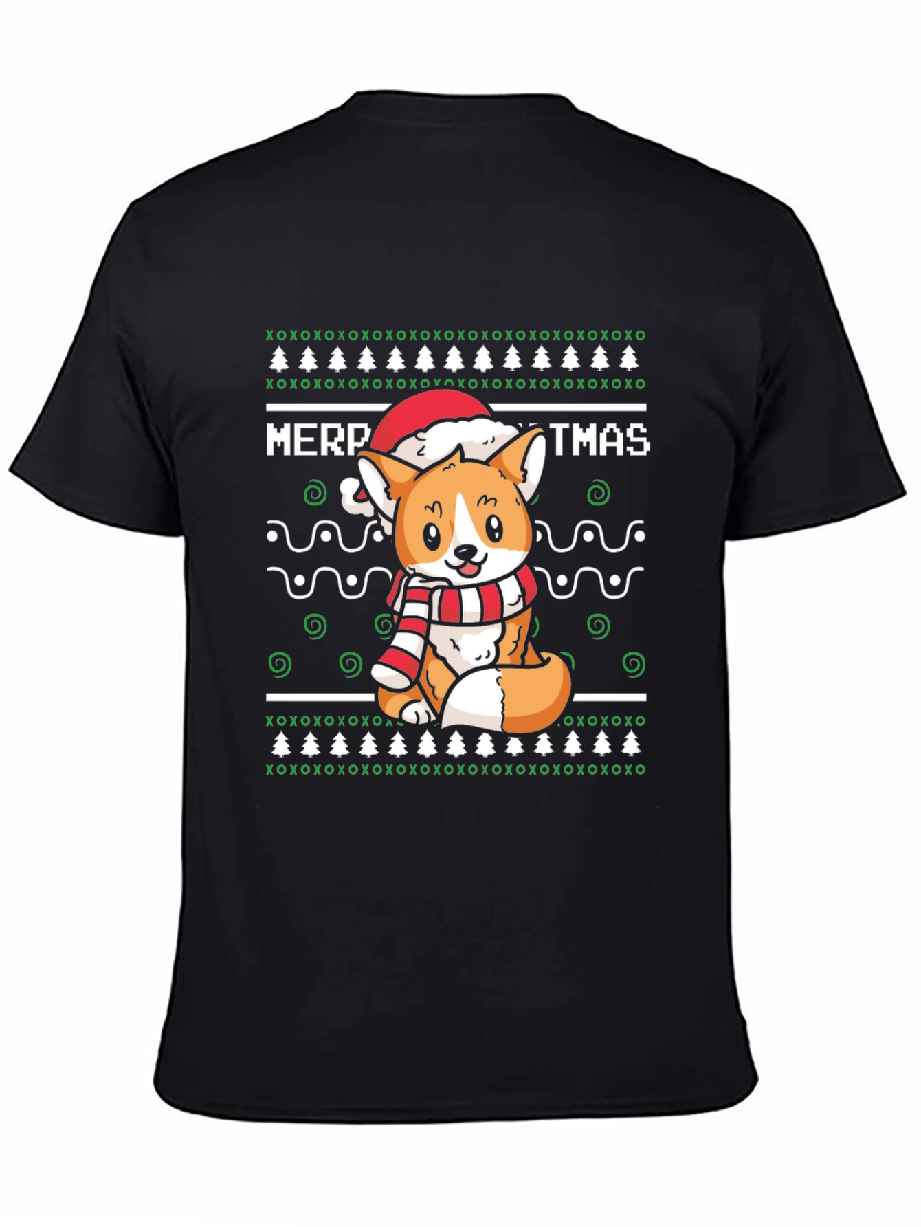 Christmas Corgi Dog Unisex T-Shirt