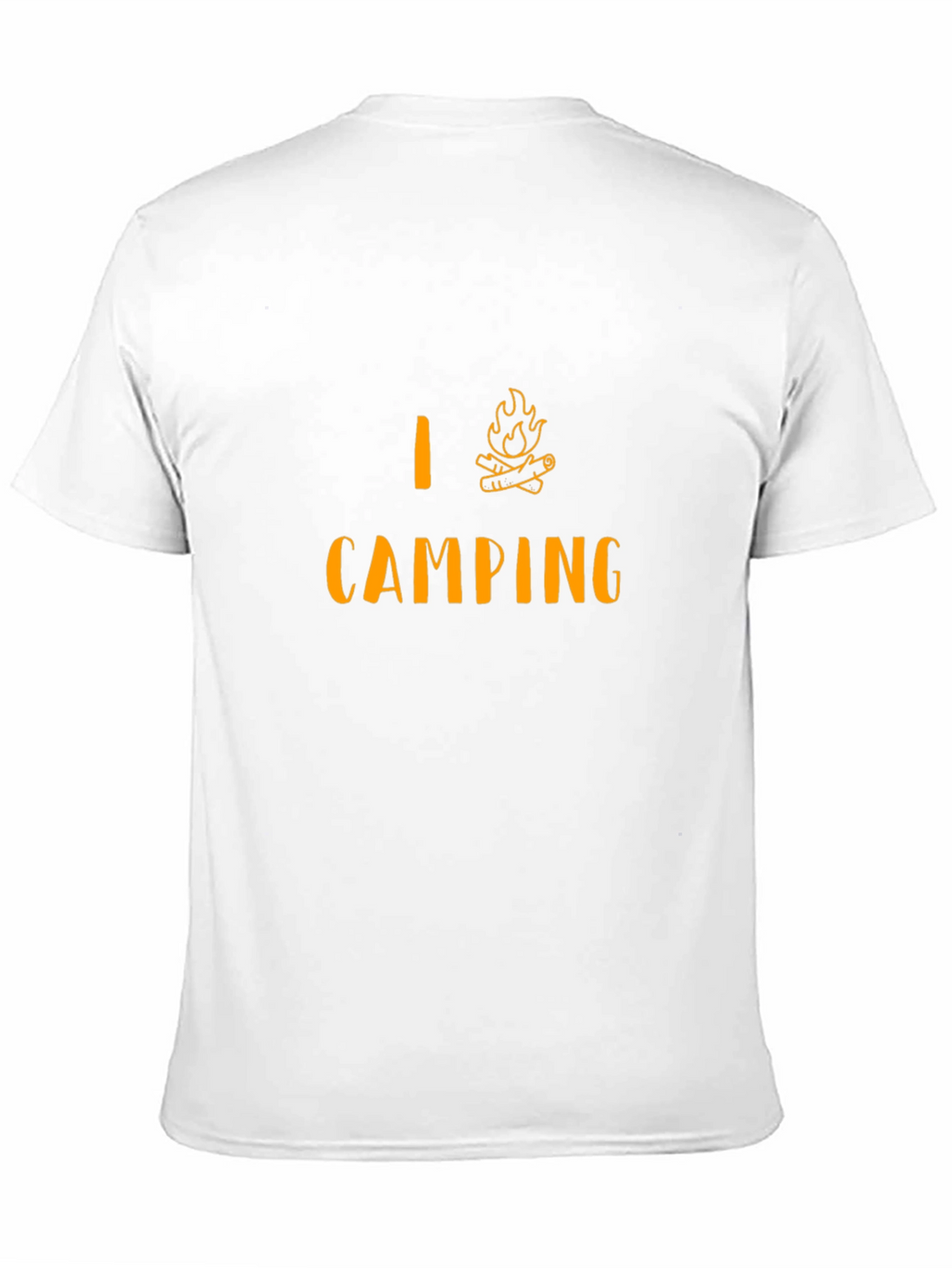 I Love Camping T-Shirt - Campfire Design