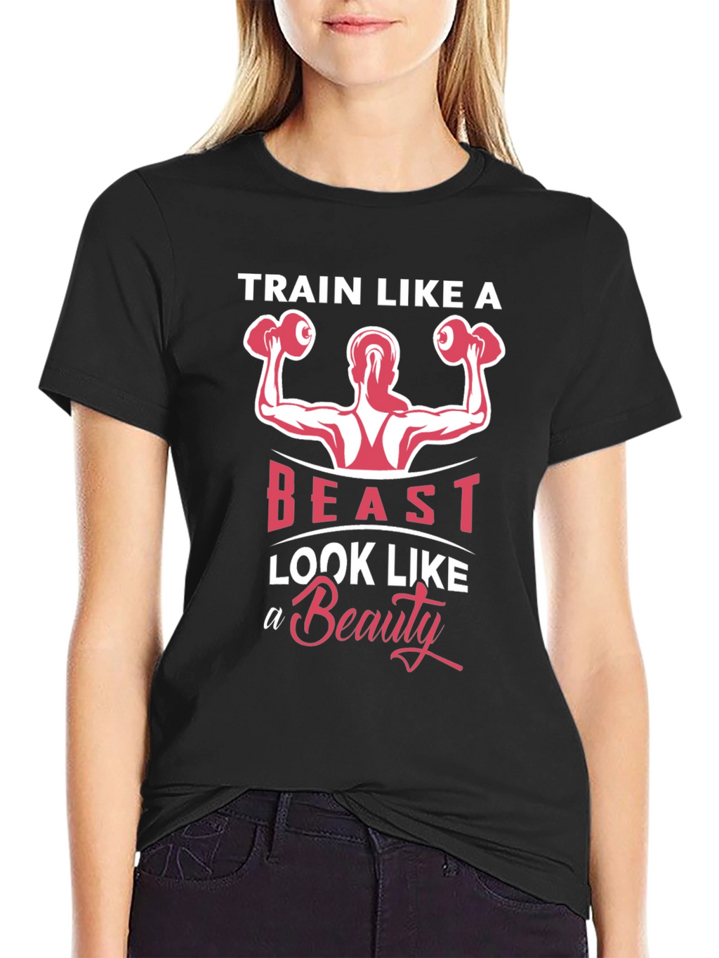 Train Like a Beast T-Shirt - Fitness Motivation Tee