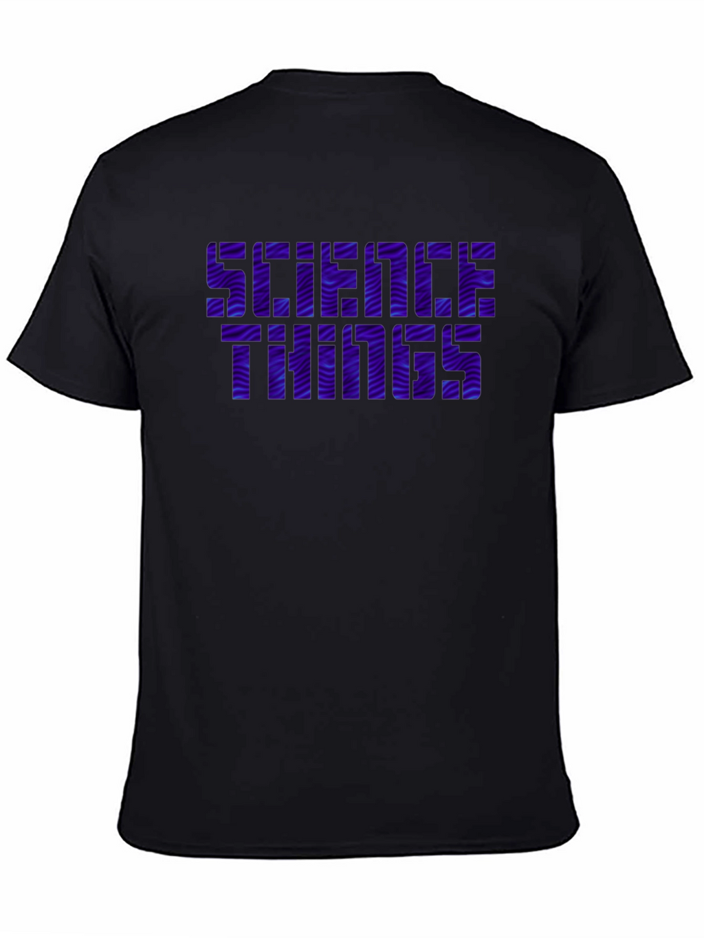 Science Things Graphic Tee - Black Casual T-Shirt