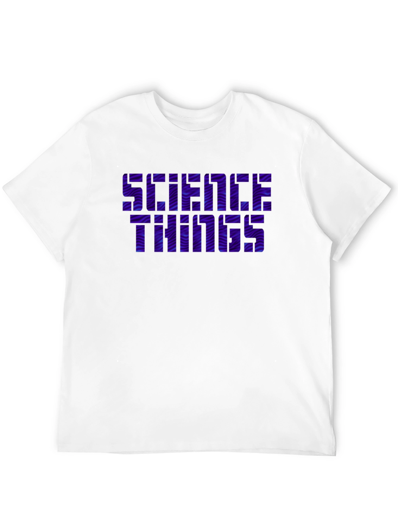 Science Things Graphic Tee - Black Casual T-Shirt