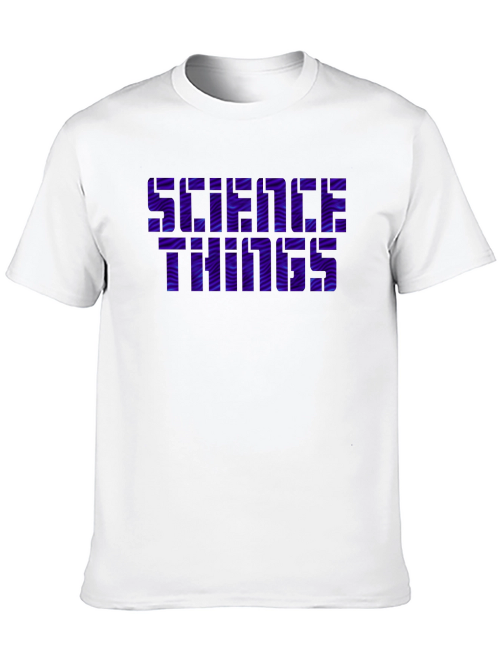 Science Things Graphic Tee - Black Casual T-Shirt