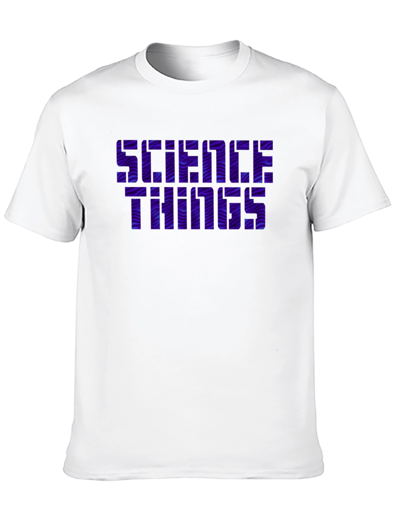Science Things Graphic Tee - Black Casual T-Shirt