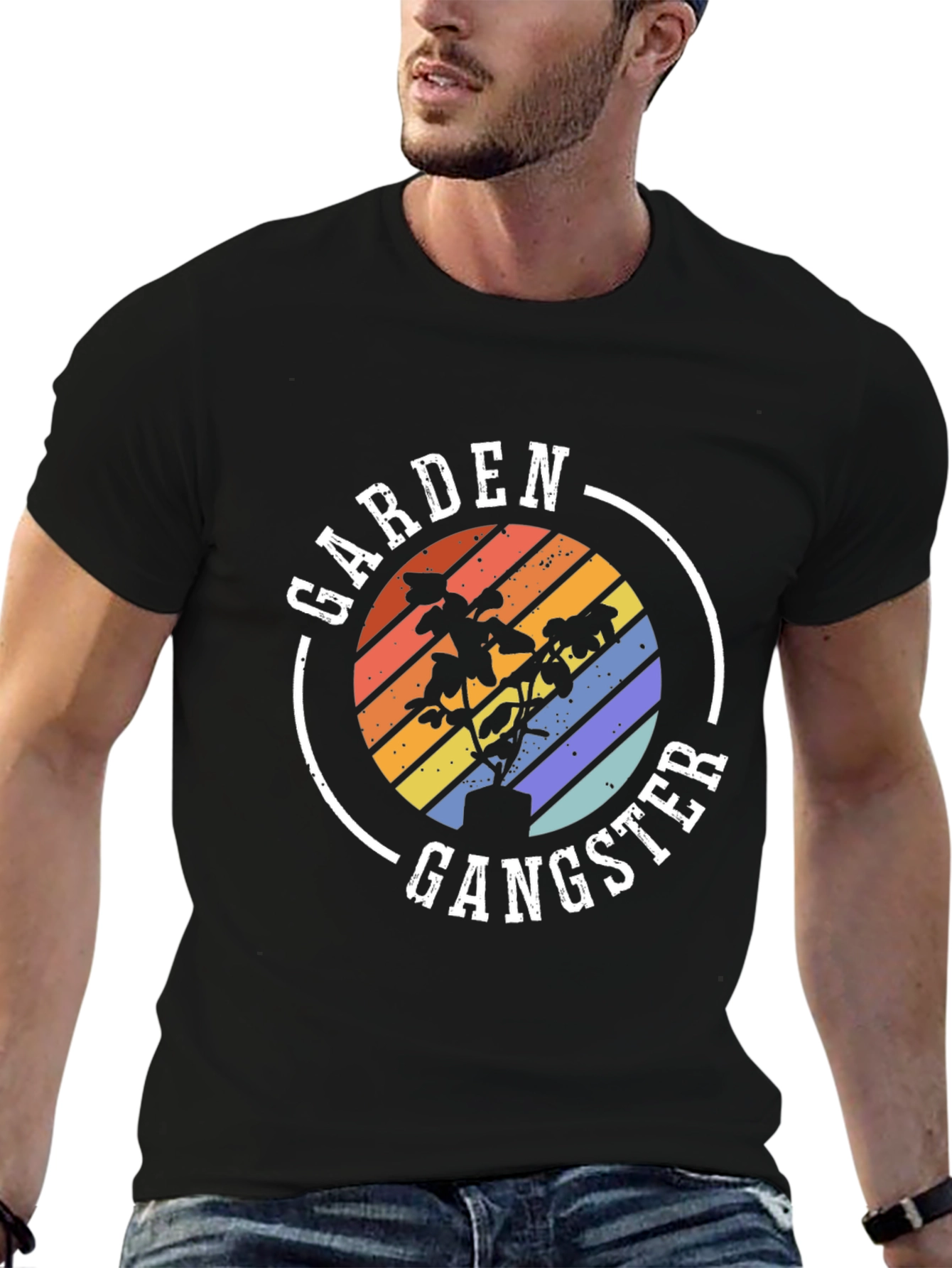 Garden Gangster T-Shirt - Retro Gardening Tee