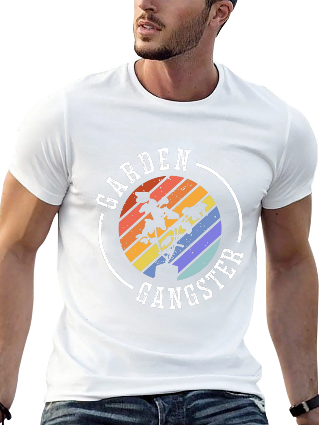 Garden Gangster T-Shirt - Retro Gardening Tee