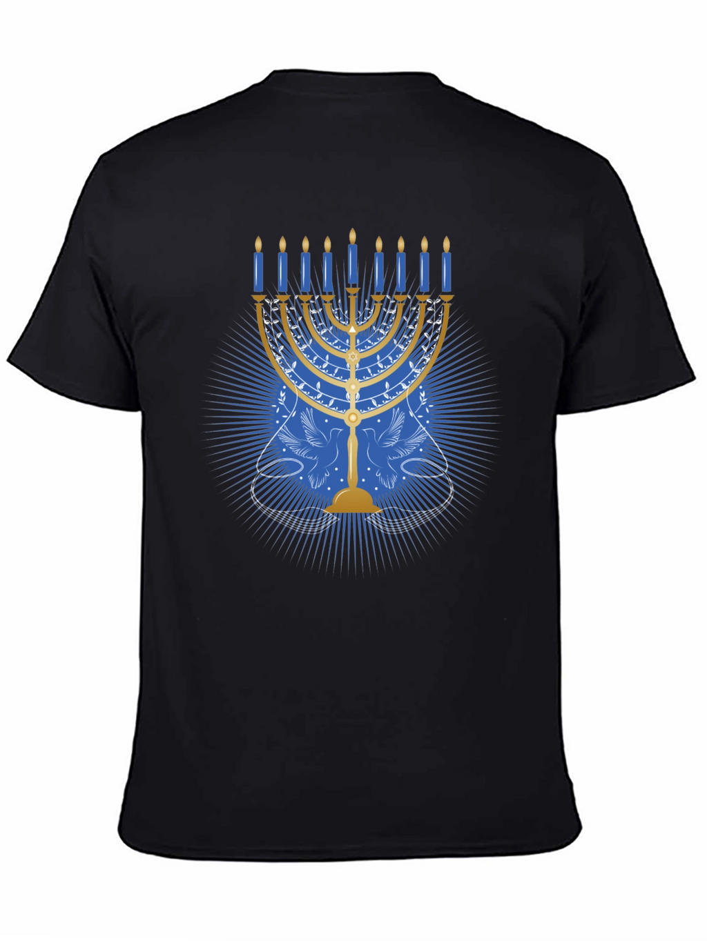 Hanukkah Menorah Graphic Tee