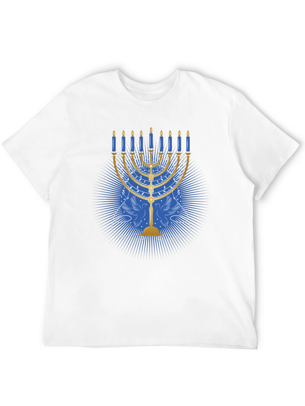 Hanukkah Menorah Graphic Tee