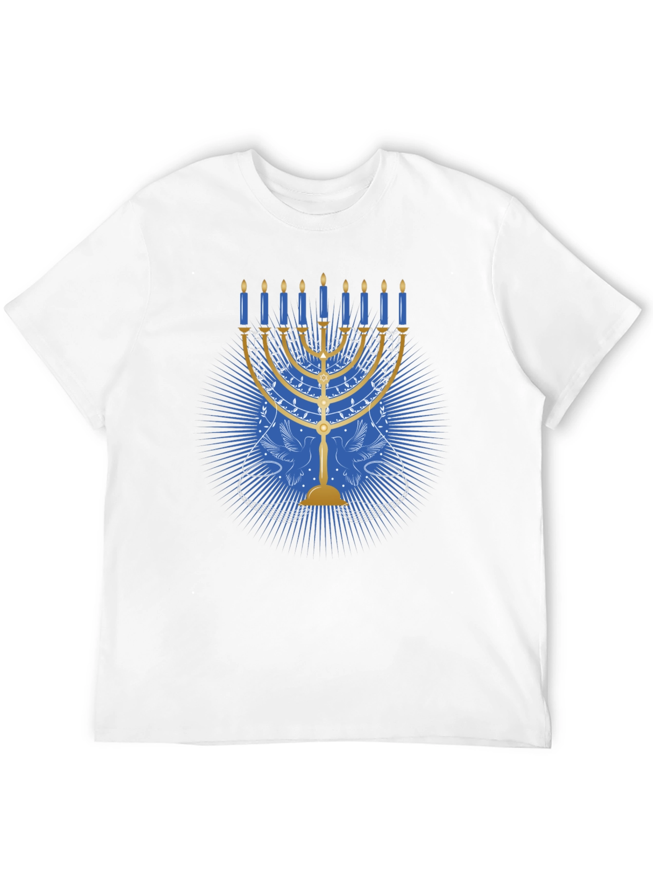 Hanukkah Menorah Graphic Tee