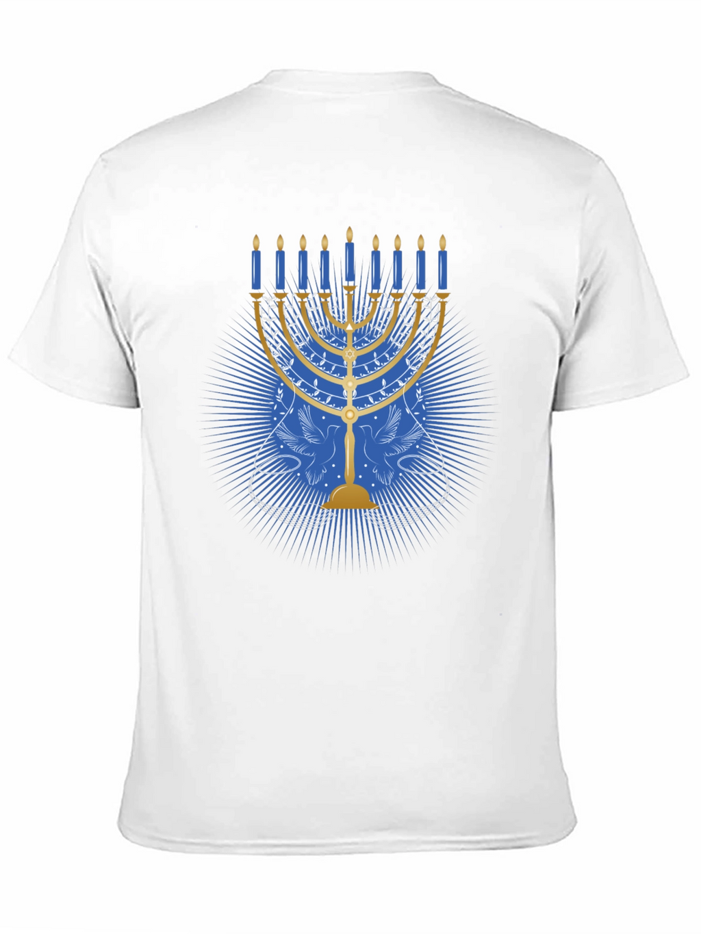 Hanukkah Menorah Graphic Tee