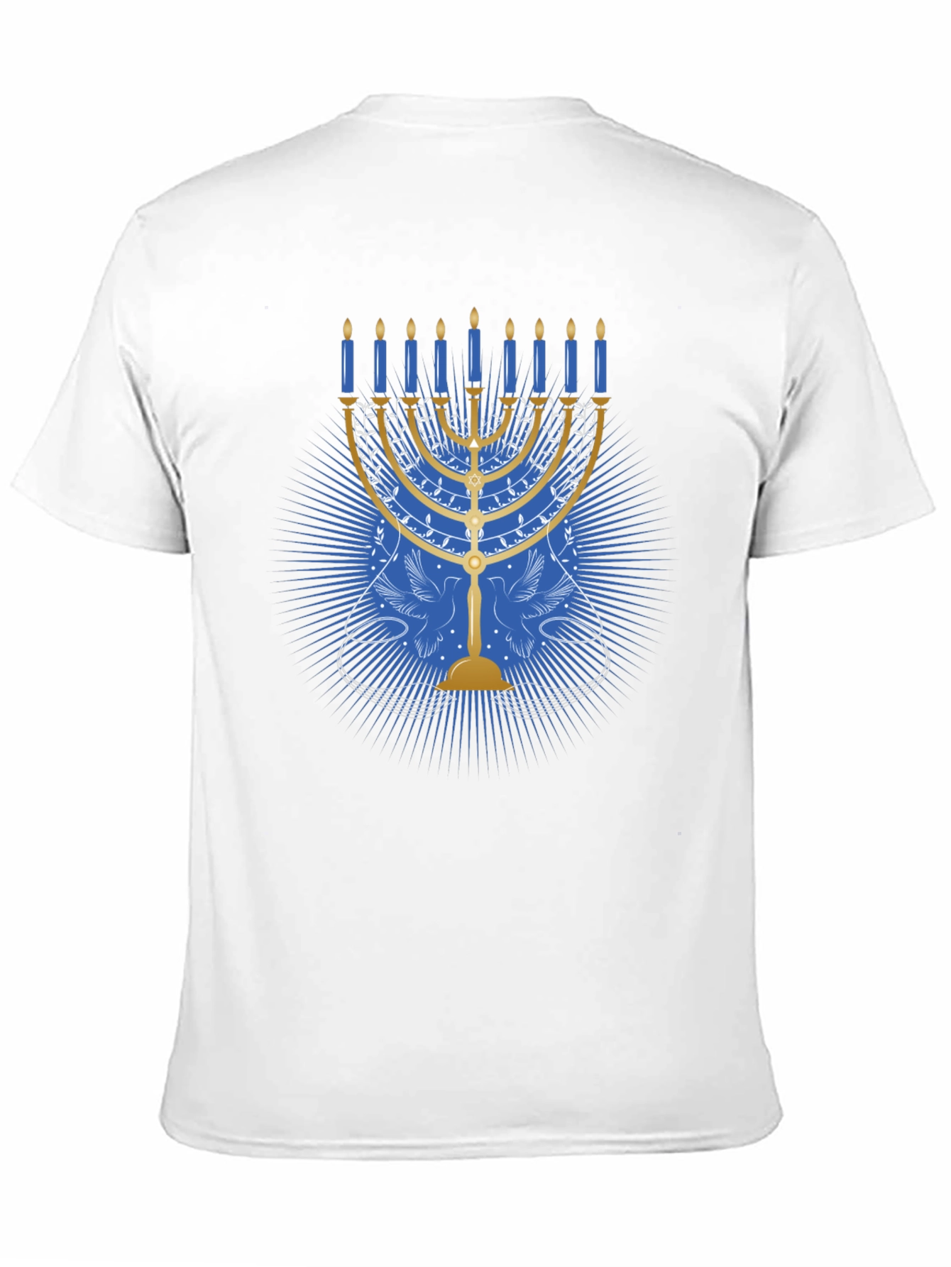 Hanukkah Menorah Graphic Tee