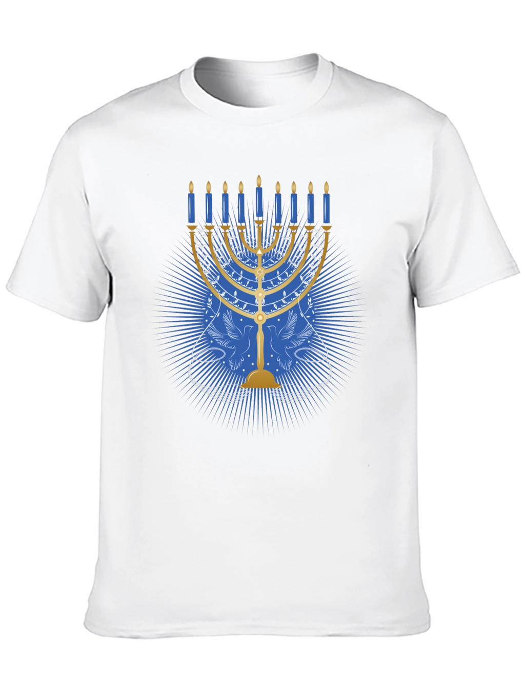 Hanukkah Menorah Graphic Tee