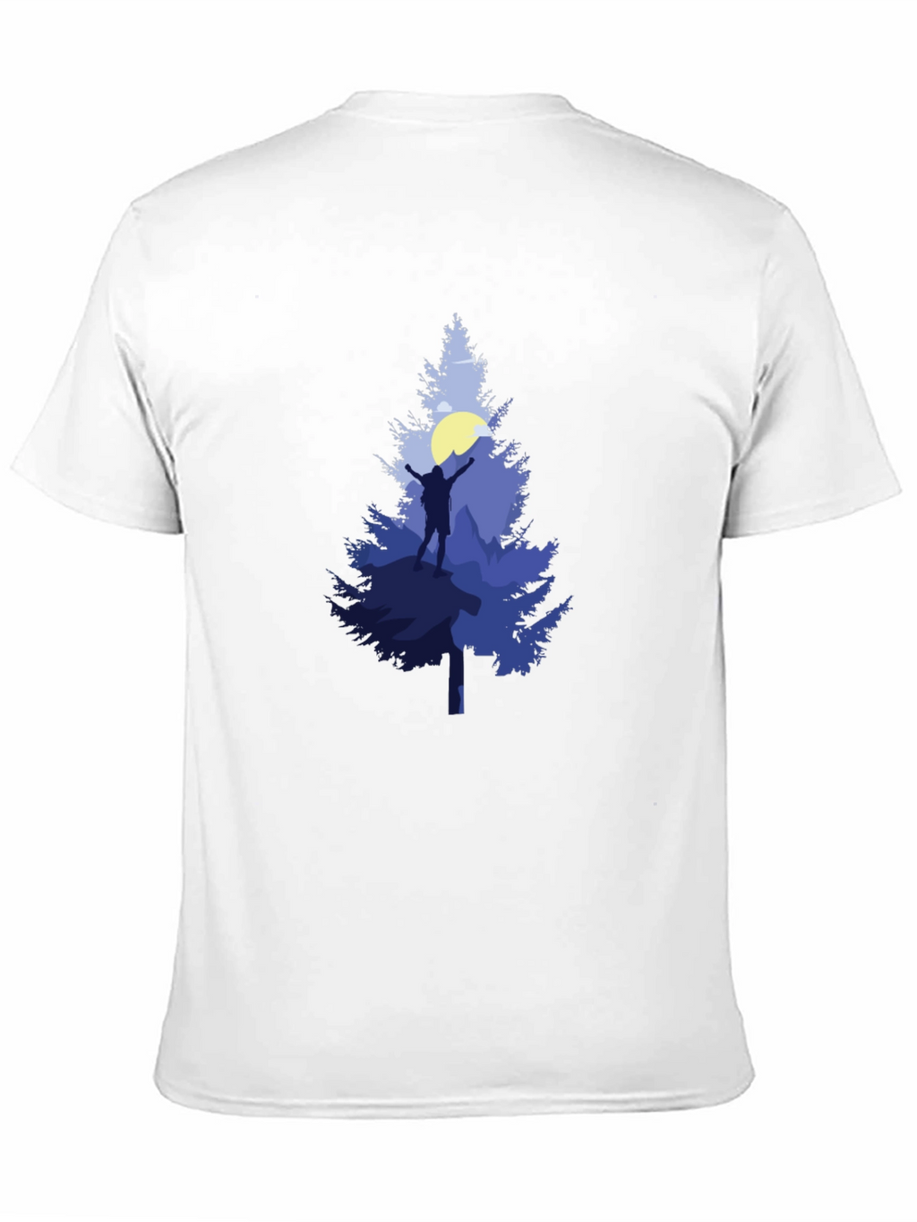 Mountain Hiker Graphic Tee - Black
