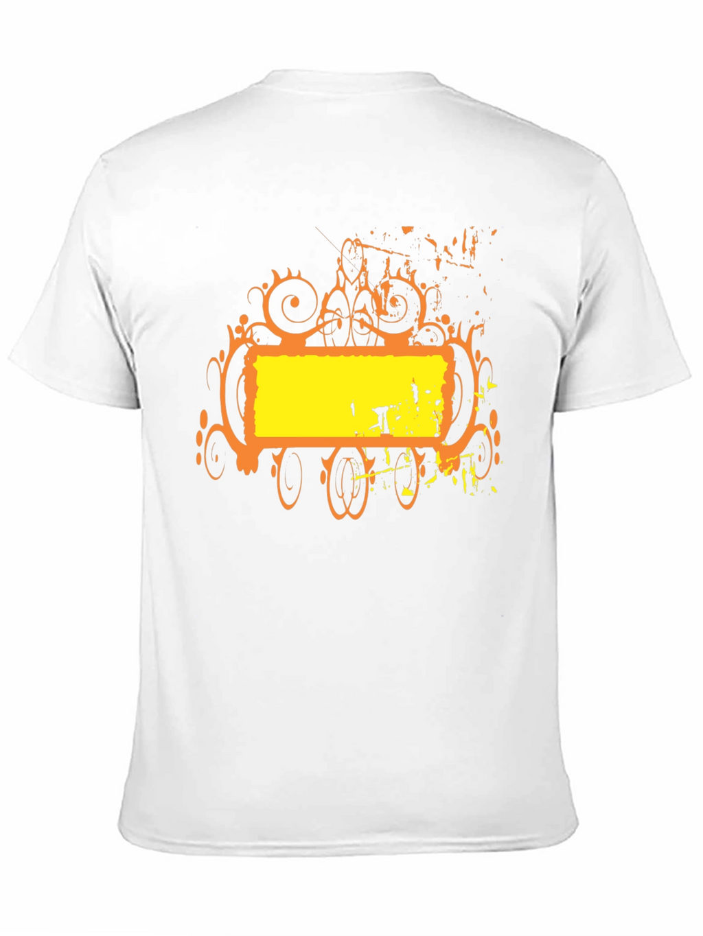 Abstract Graphic T-Shirt - Black