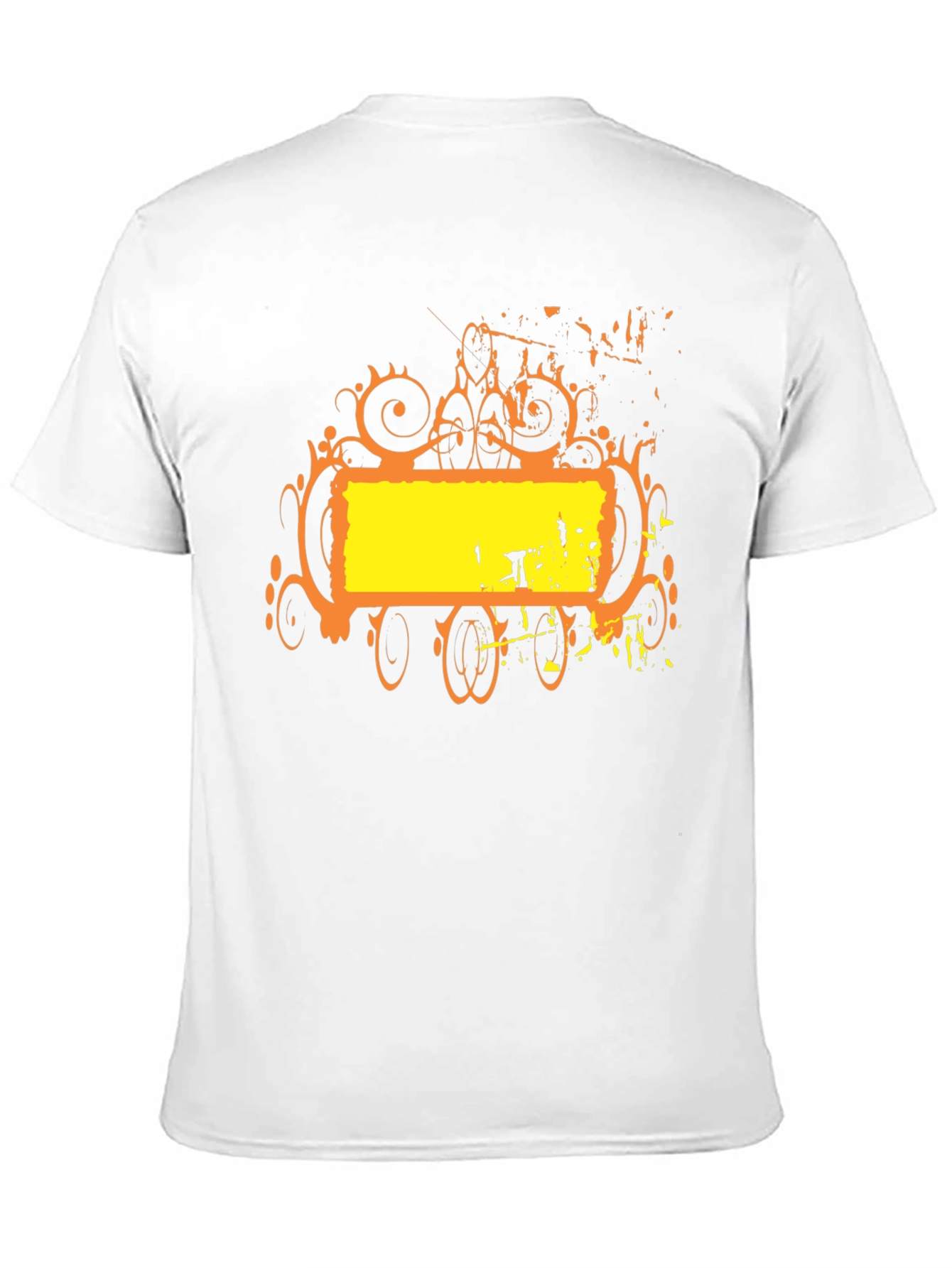 Abstract Graphic T-Shirt - Black