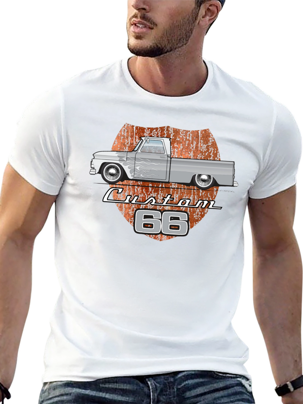 Custom 66 Truck Graphic Tee
