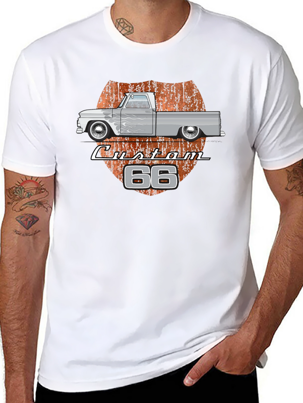 Custom 66 Truck Graphic Tee