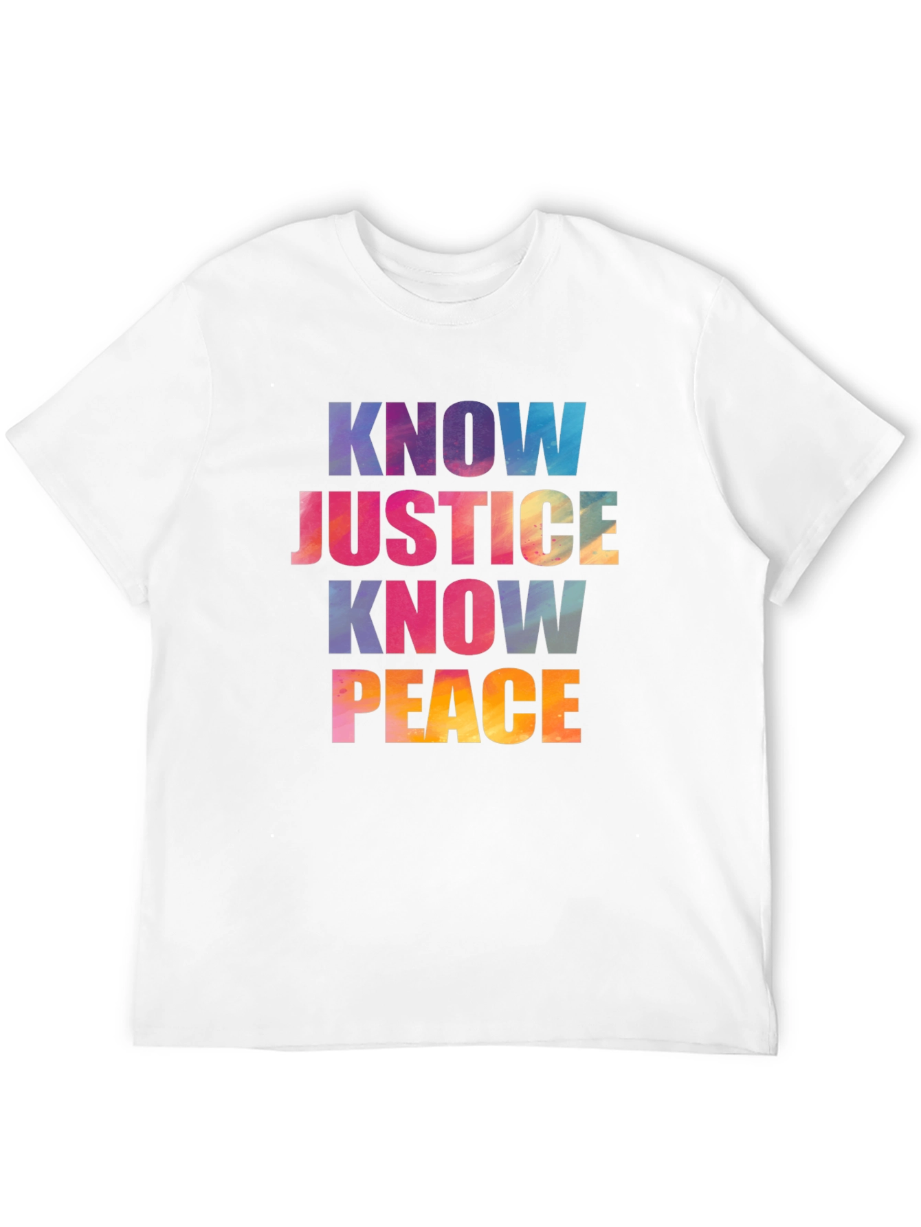 Know Justice Know Peace Graphic T-Shirt