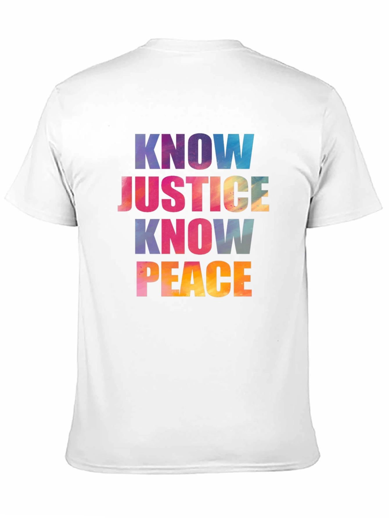 Know Justice Know Peace Graphic T-Shirt