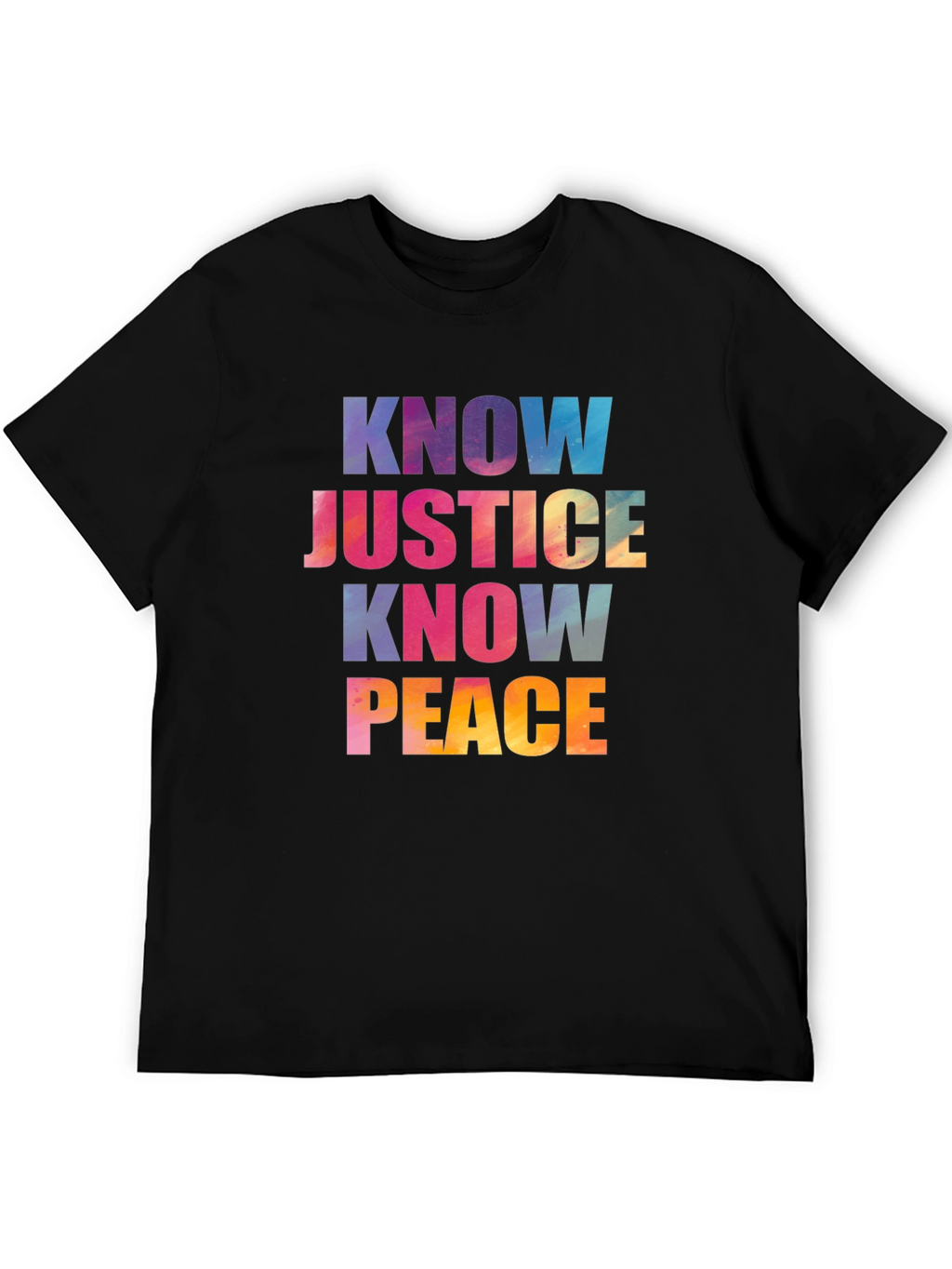 Know Justice Know Peace Graphic T-Shirt