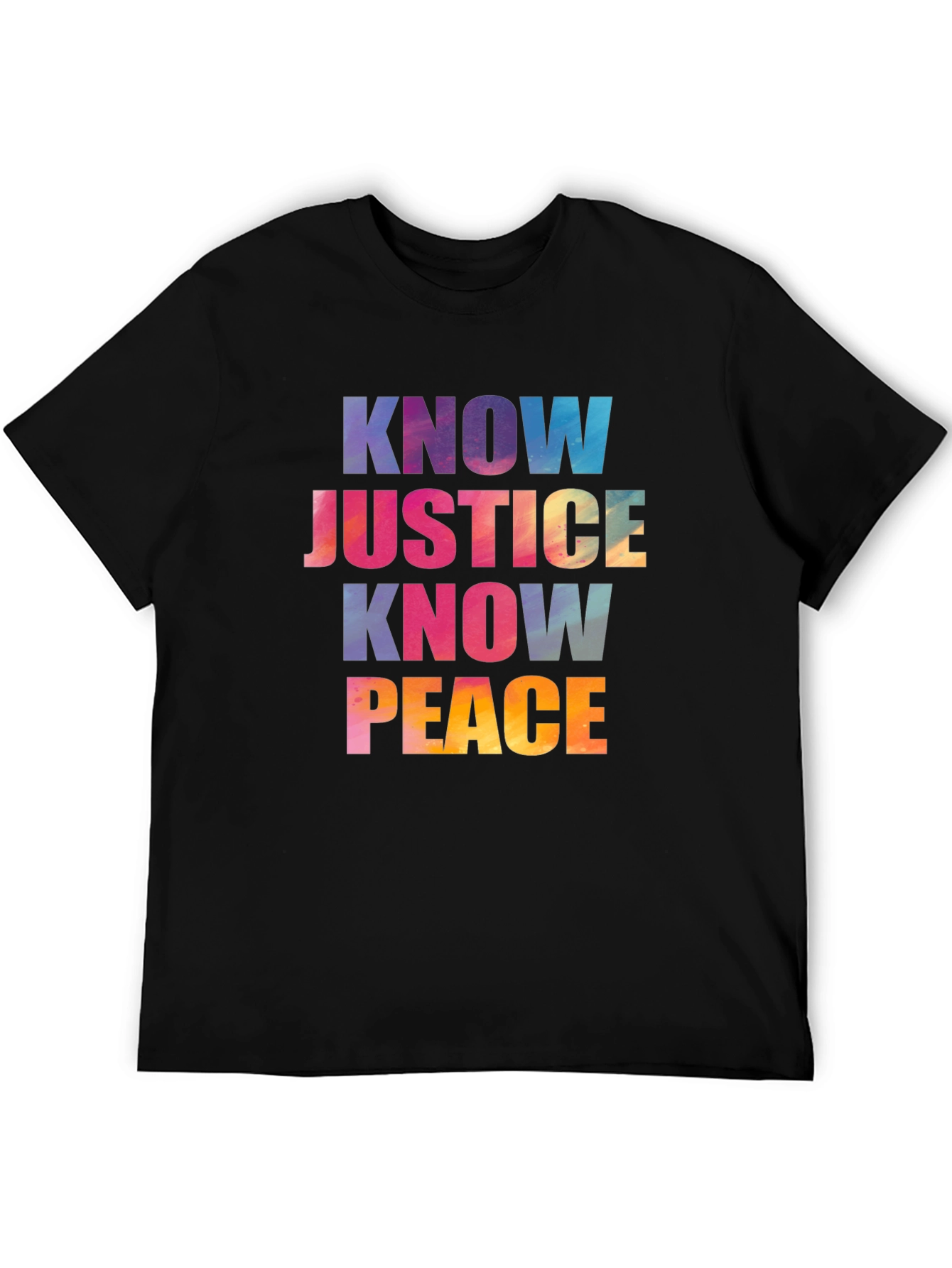 Know Justice Know Peace Graphic T-Shirt