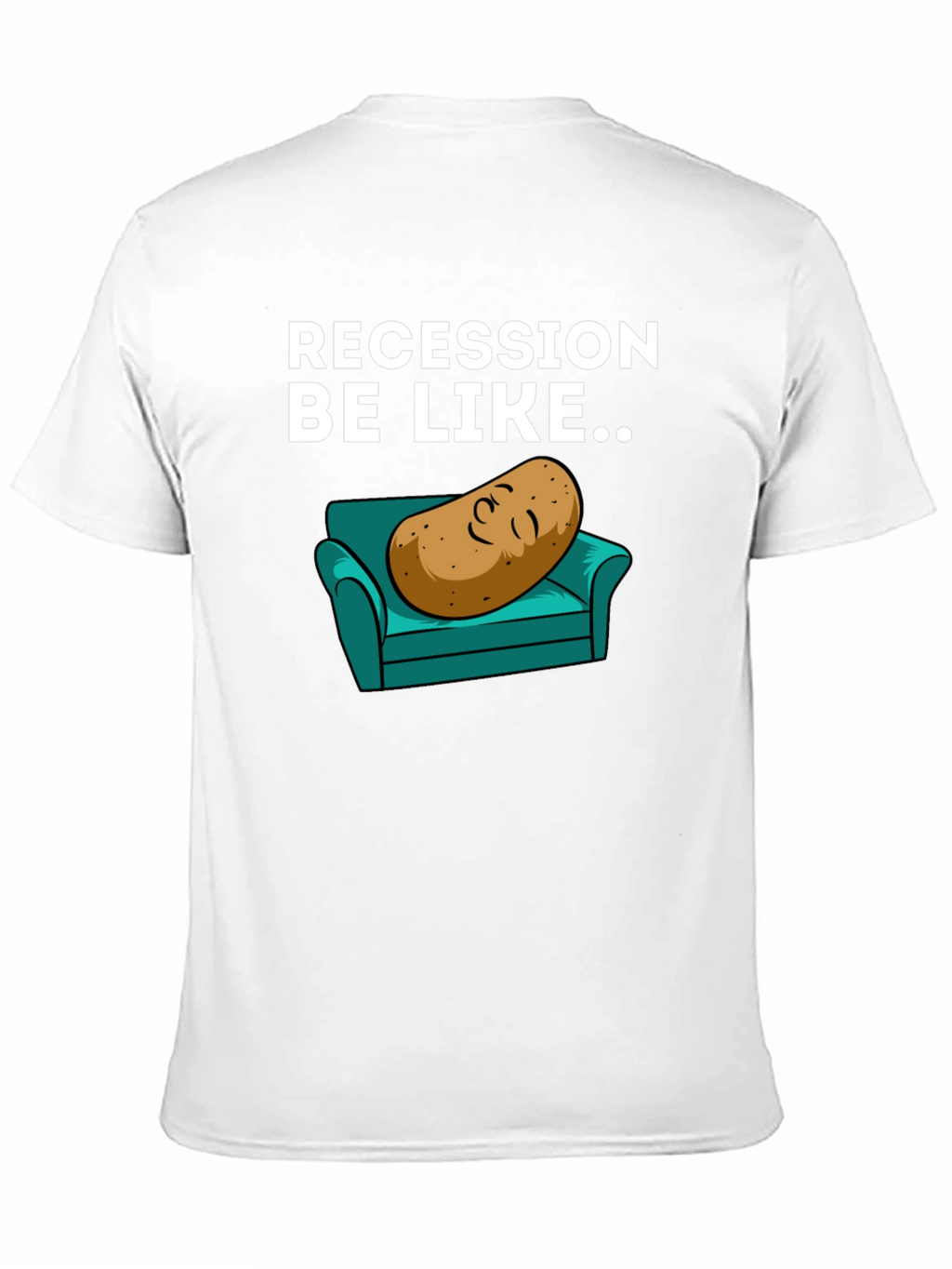 Recession Potato on Couch Graphic Tee