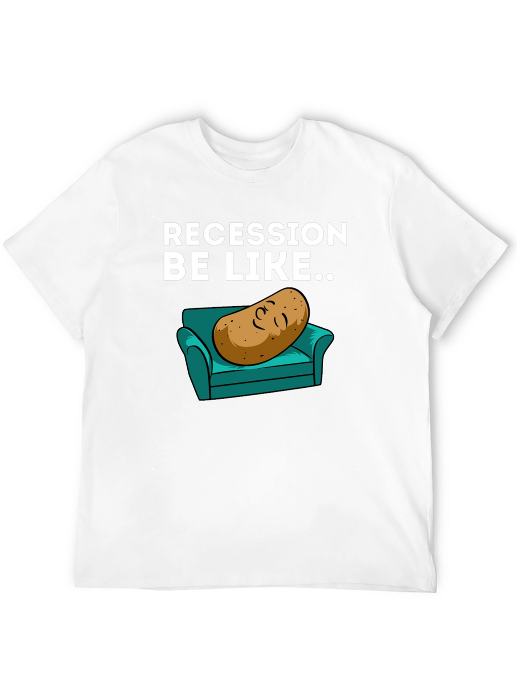 Recession Potato on Couch Graphic Tee