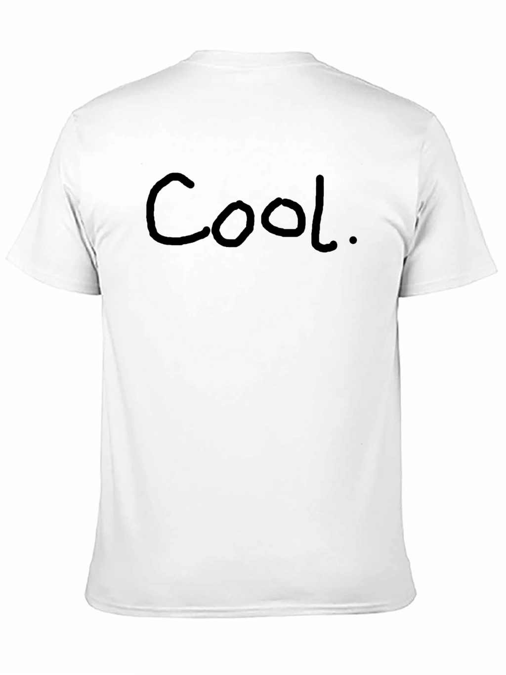 Cool Black Crew Neck Short Sleeve T-Shirt