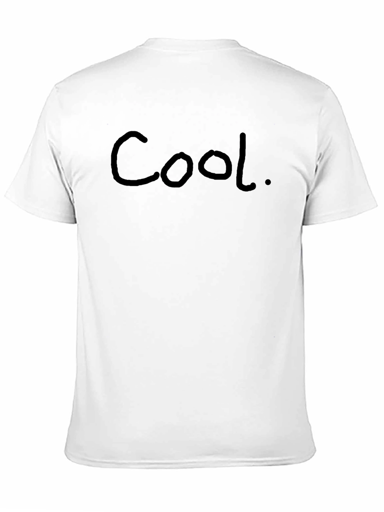 Cool Black Crew Neck Short Sleeve T-Shirt