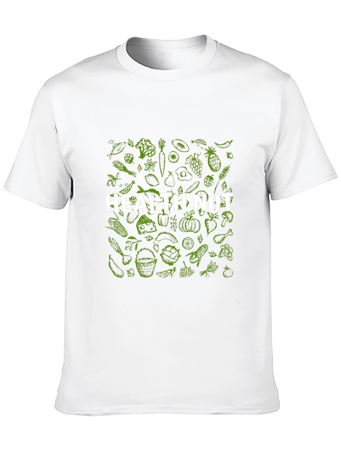 Health Nut T-Shirt - Black Graphic Tee