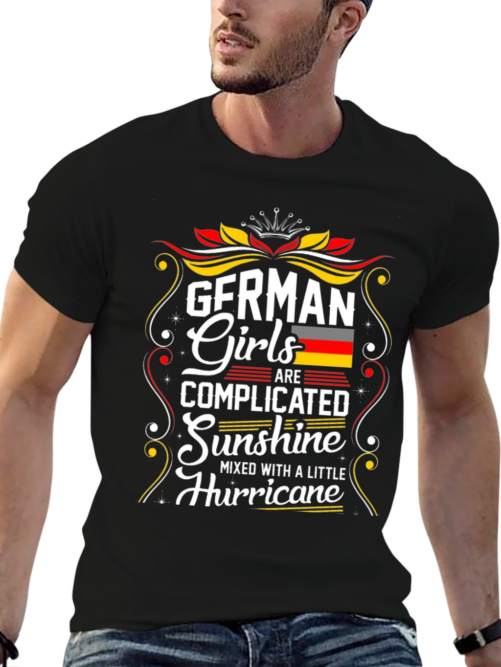 German Girls Sunshine Hurricane Graphic Tee
