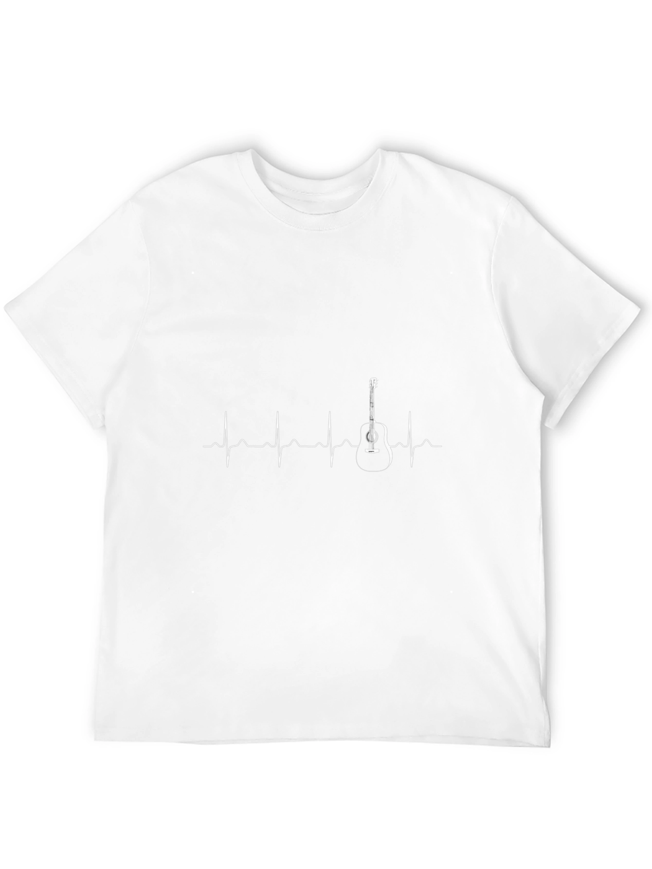 Guitar Heartbeat T-Shirt - Musicians Pulse