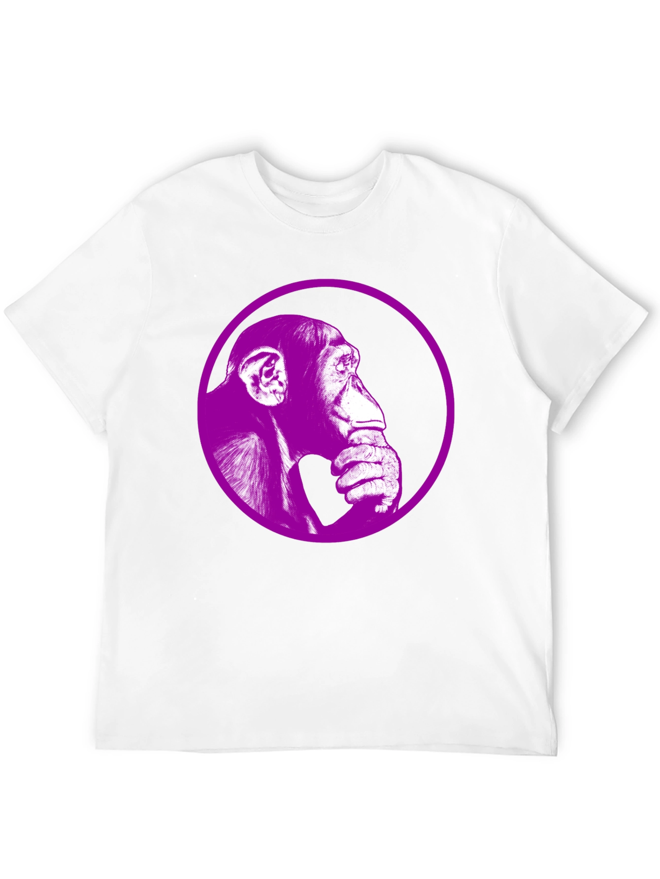 Ape Portrait Graphic Tee - Stylish Black T-Shirt