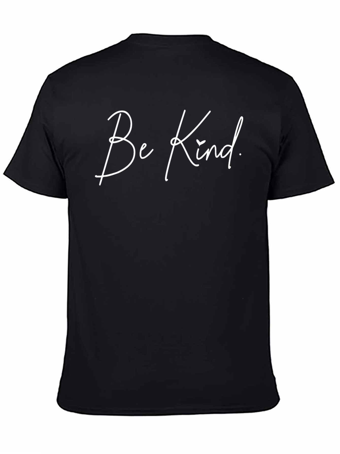 Be Kind T-Shirt - Black Crew Neck Tee
