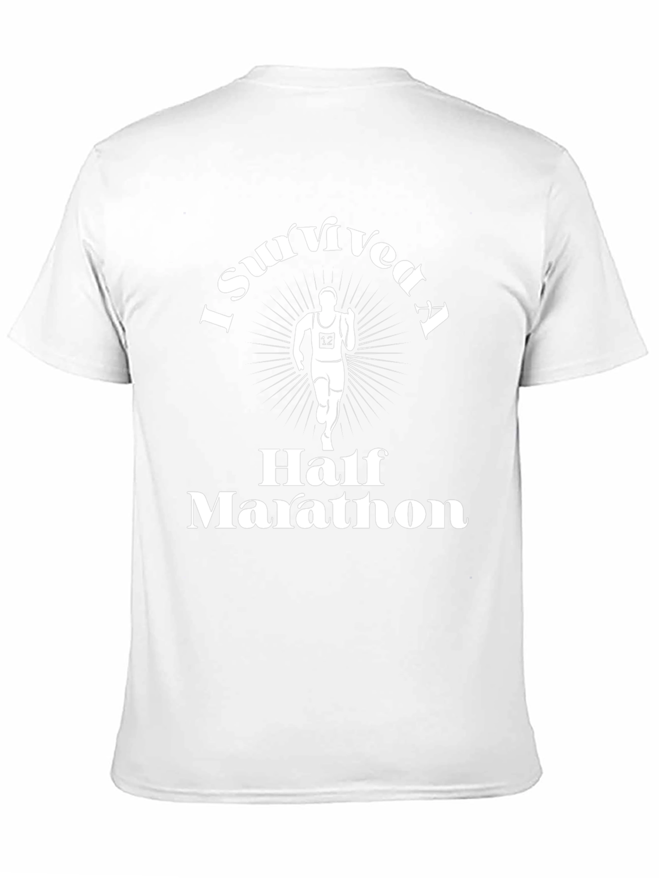 I Survived a Half Marathon Black T-Shirt
