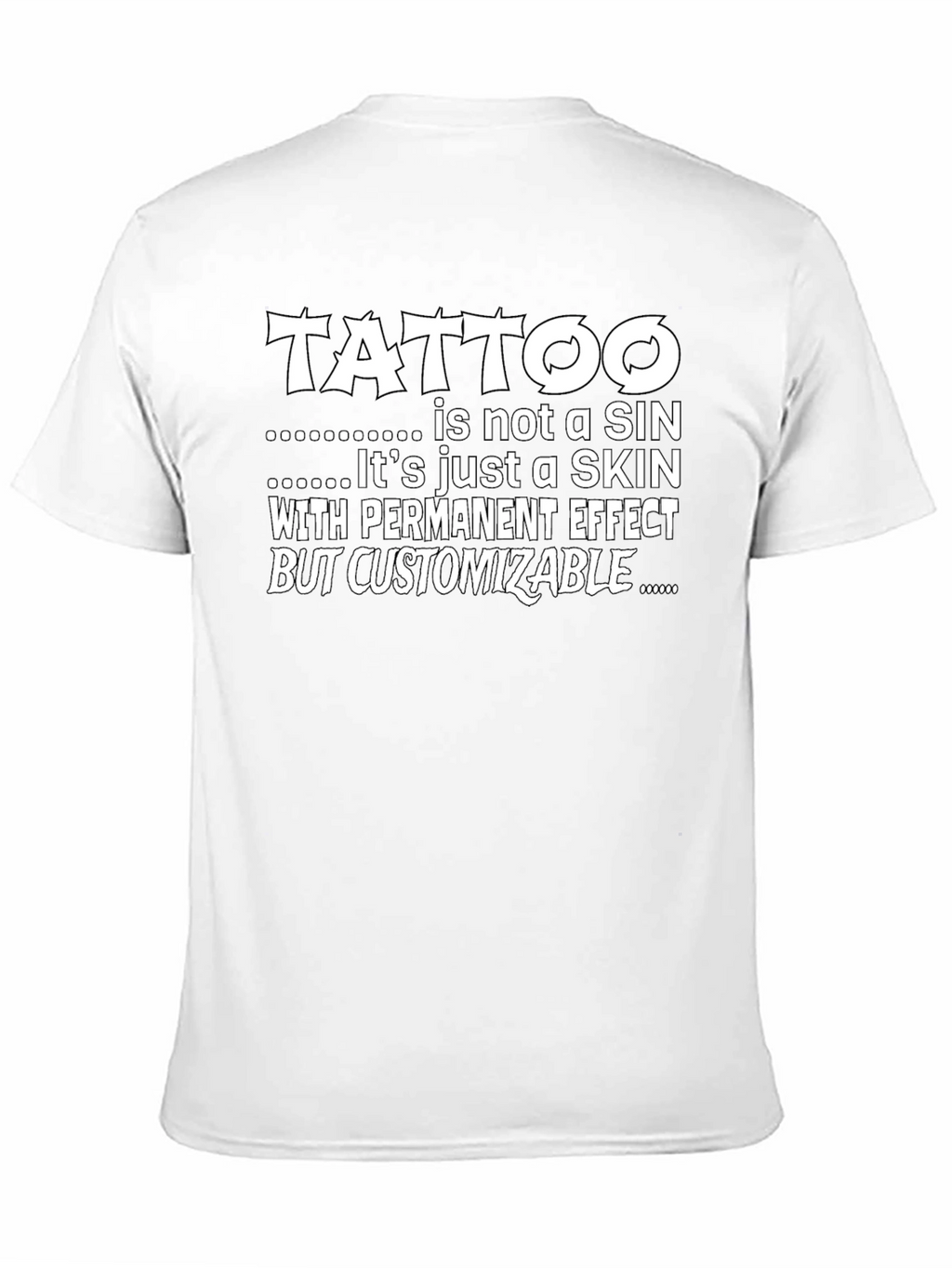 Tattoo is Not a Sin Graphic T-Shirt