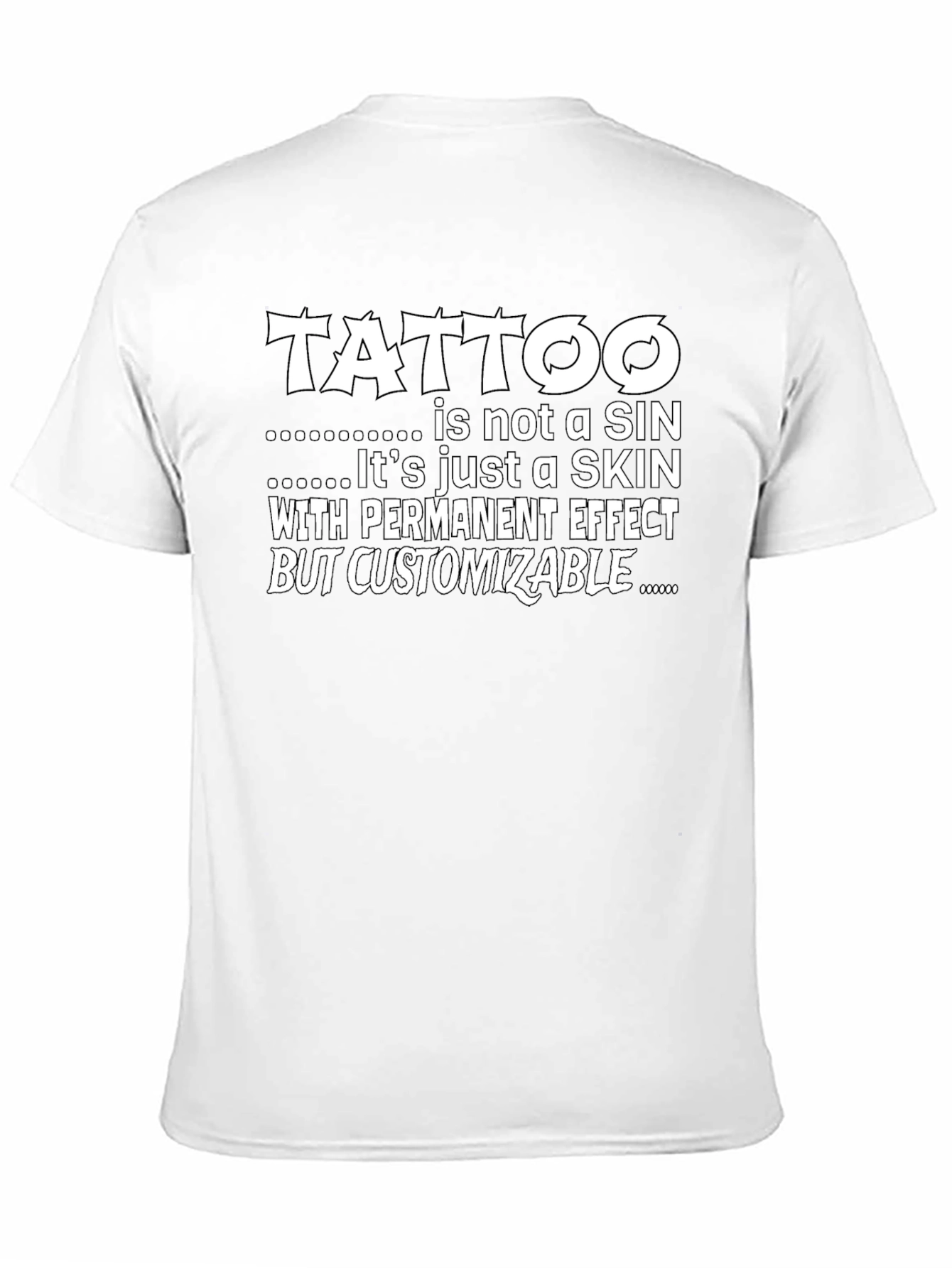 Tattoo is Not a Sin Graphic T-Shirt