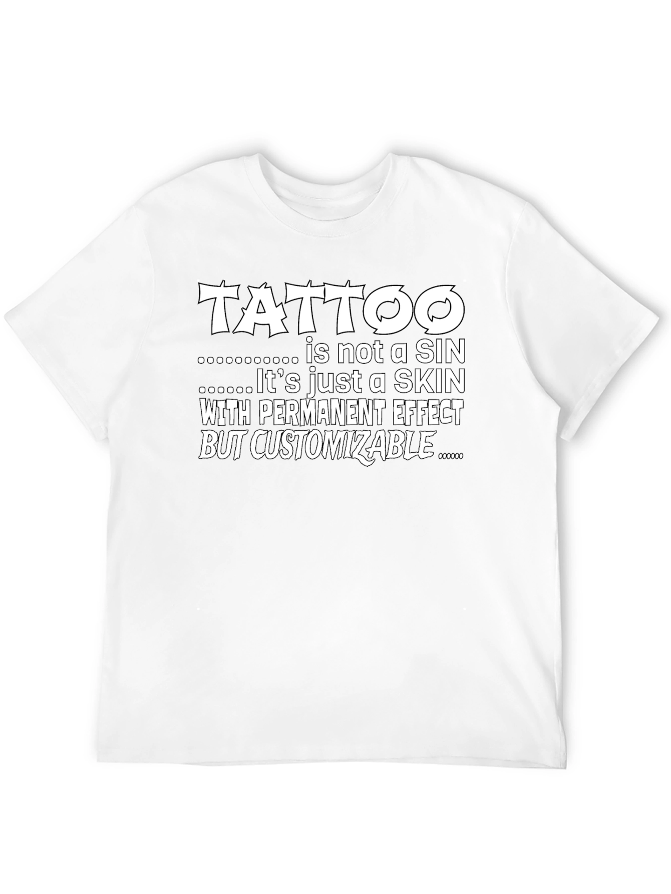 Tattoo is Not a Sin Graphic T-Shirt