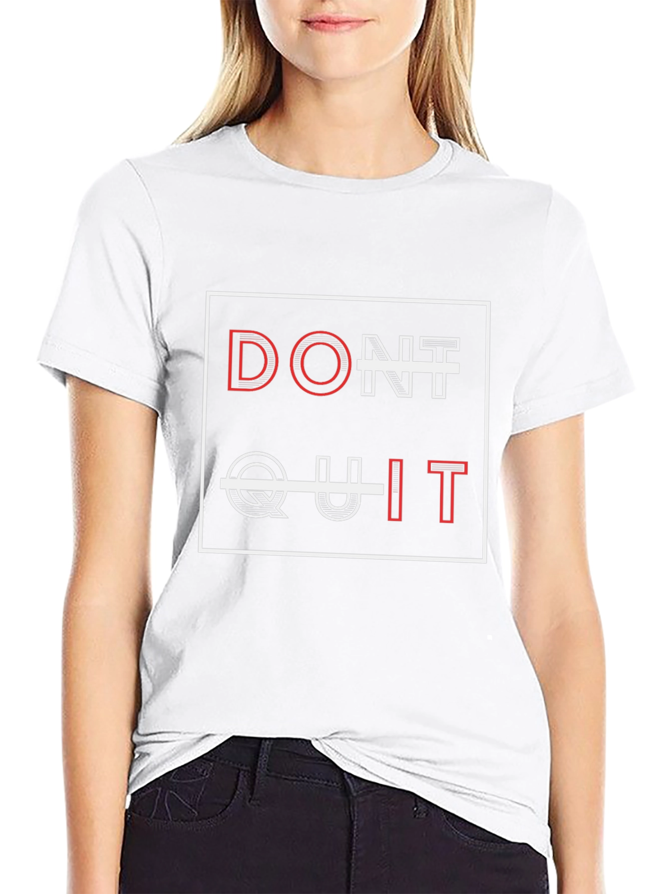 Dont Quit Graphic Tee - Motivational T-Shirt