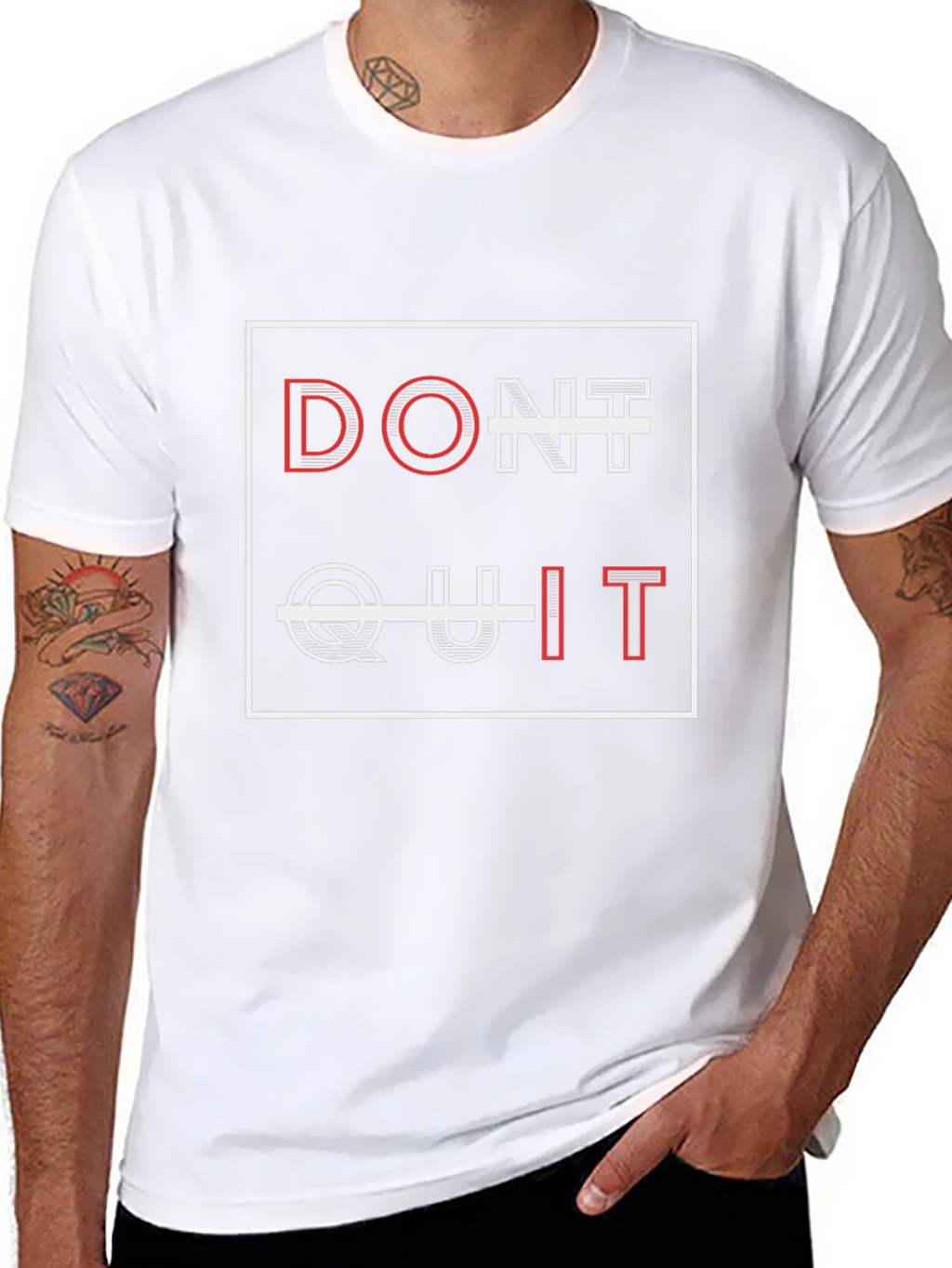 Dont Quit Graphic Tee - Motivational T-Shirt