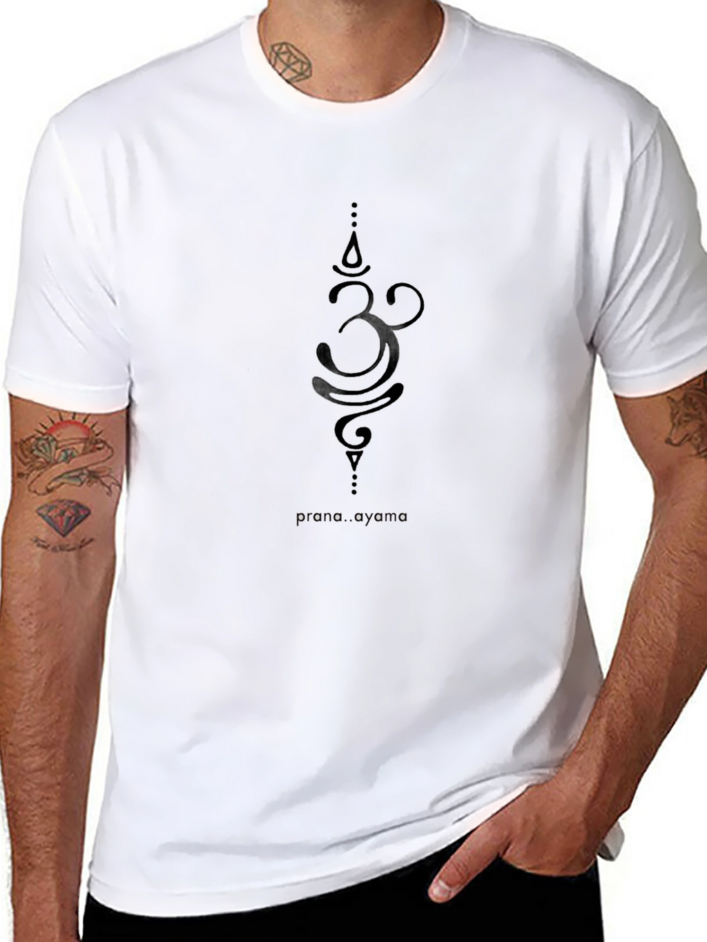 Om Symbol Graphic Tee - Mens Black T-Shirt