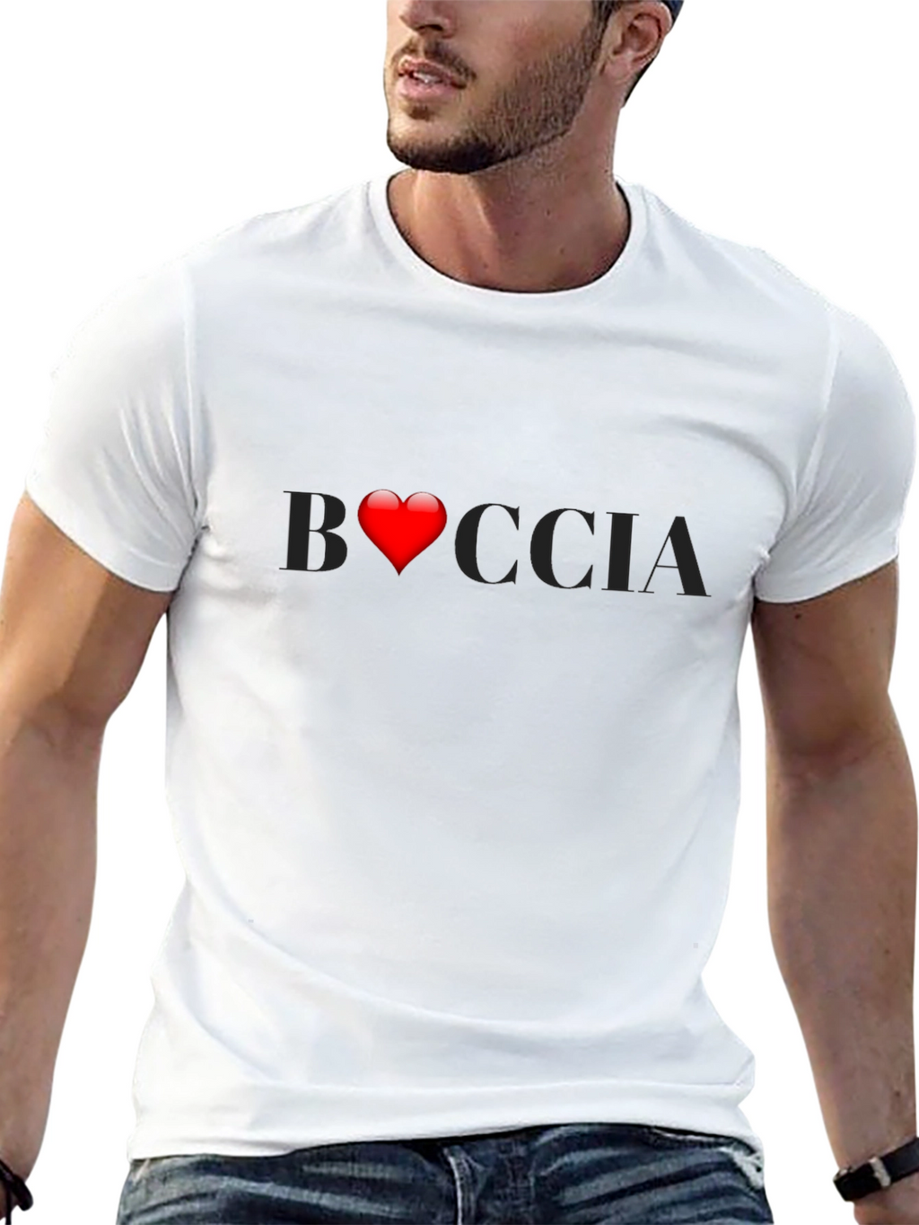 Boccia Heart Graphic T-Shirt - Stylish Casual Wear