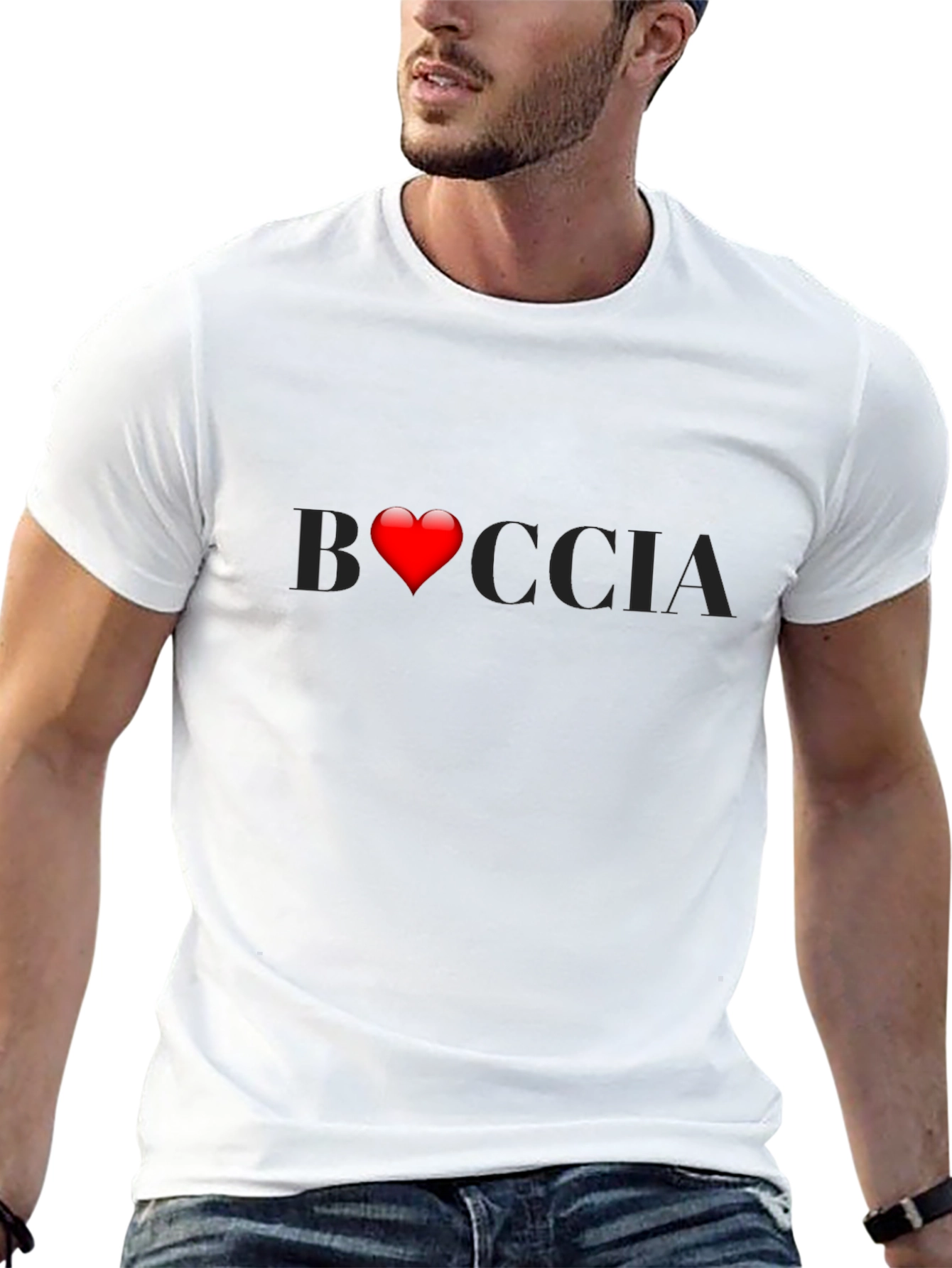Boccia Heart Graphic T-Shirt - Stylish Casual Wear