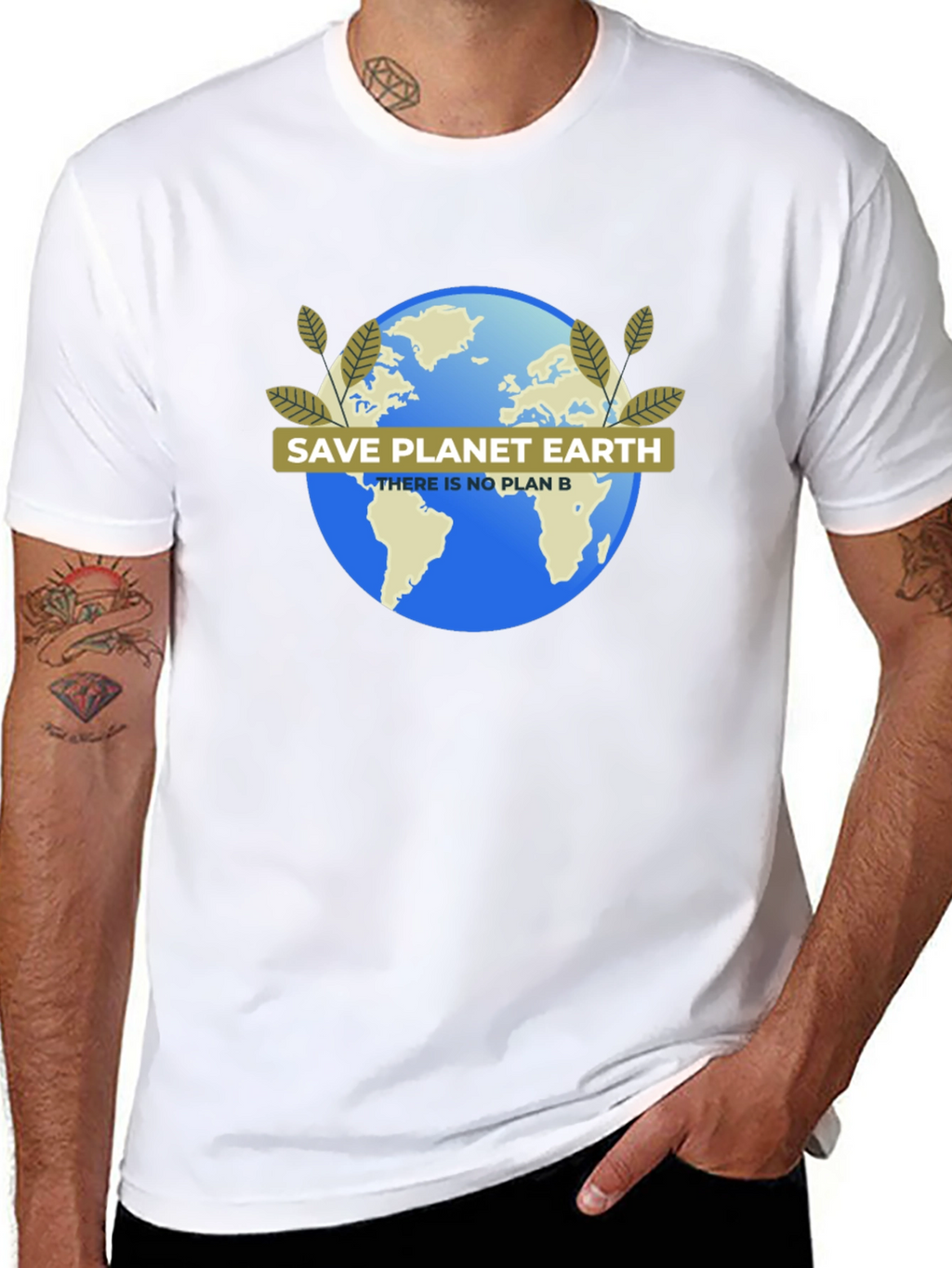Save Planet Earth T-Shirt - Eco-Friendly Design