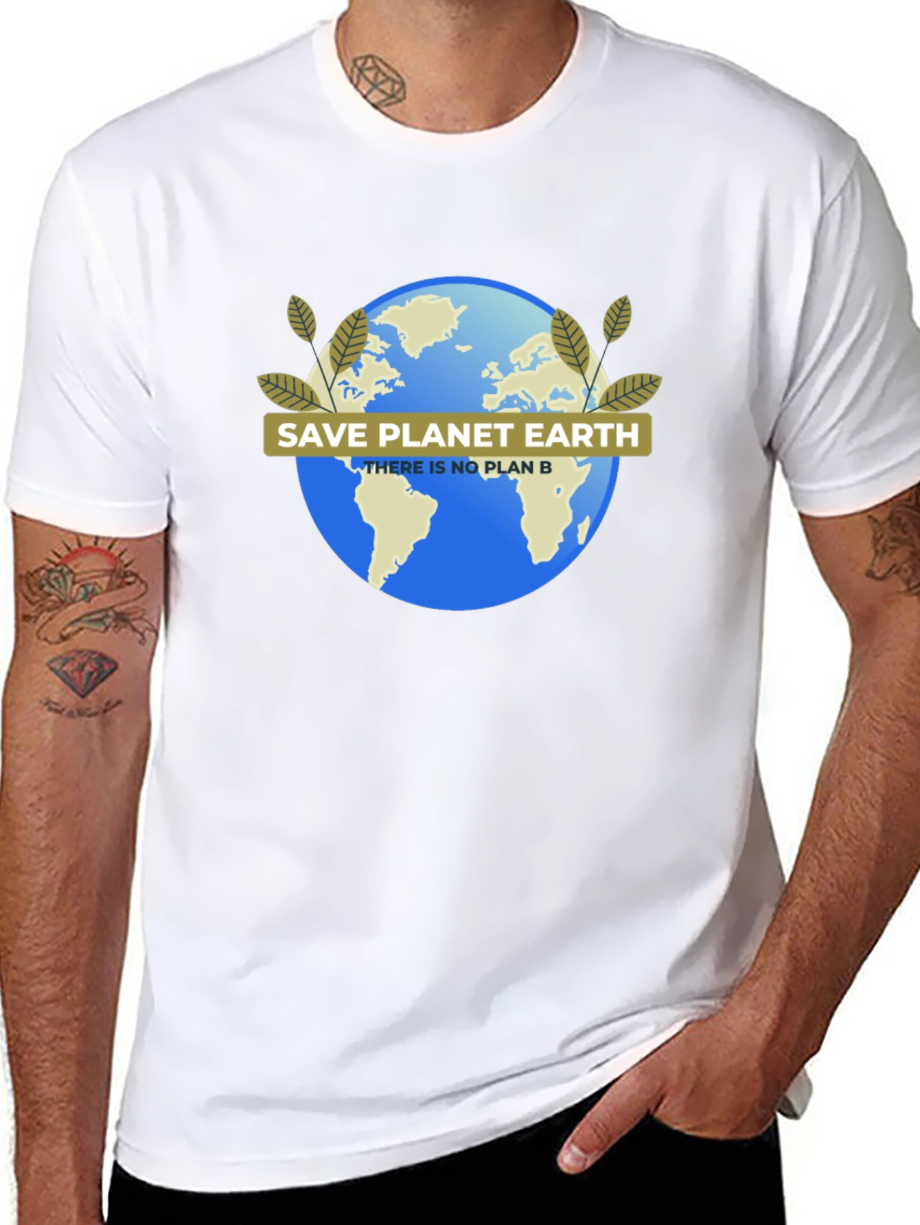 Save Planet Earth T-Shirt - Eco-Friendly Design