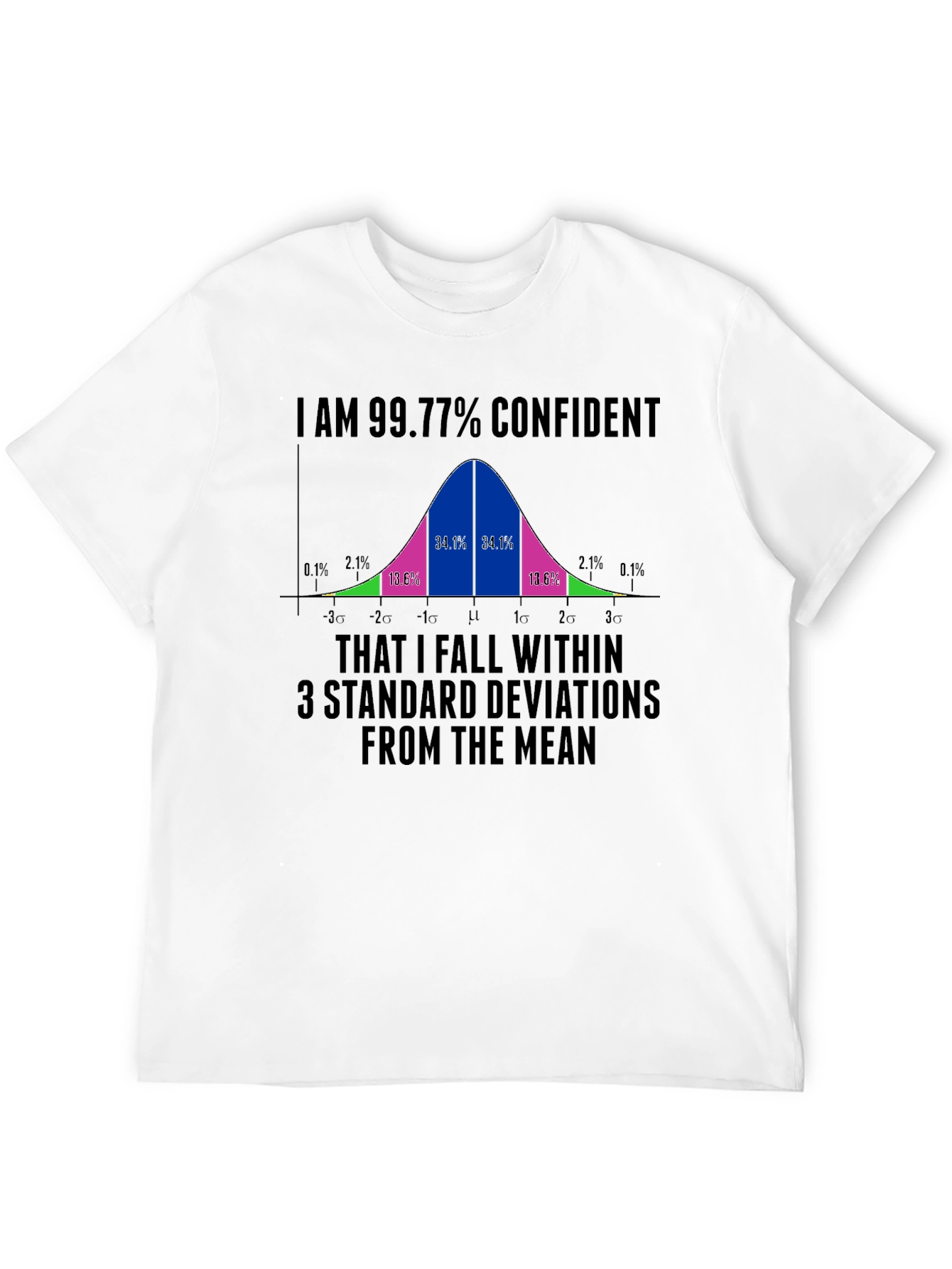 99.77% Confident Standard Deviation T-Shirt