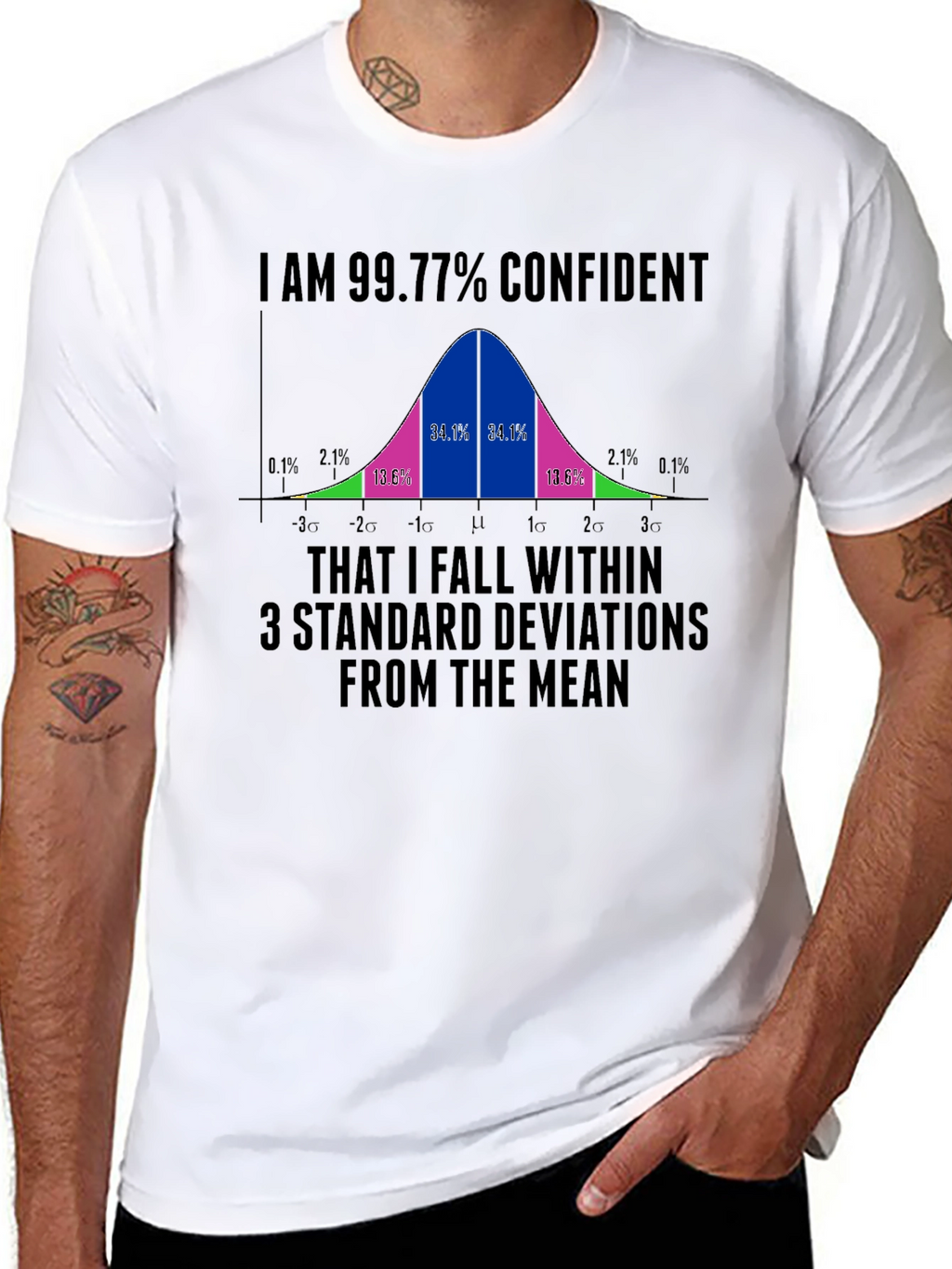 99.77% Confident Standard Deviation T-Shirt
