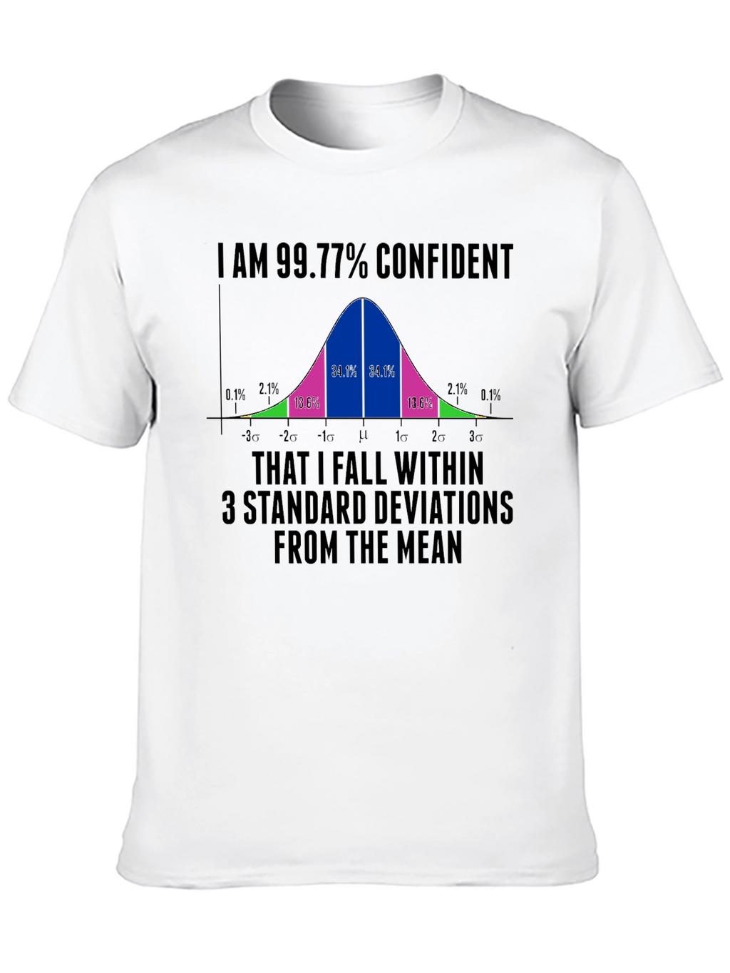 99.77% Confident Standard Deviation T-Shirt