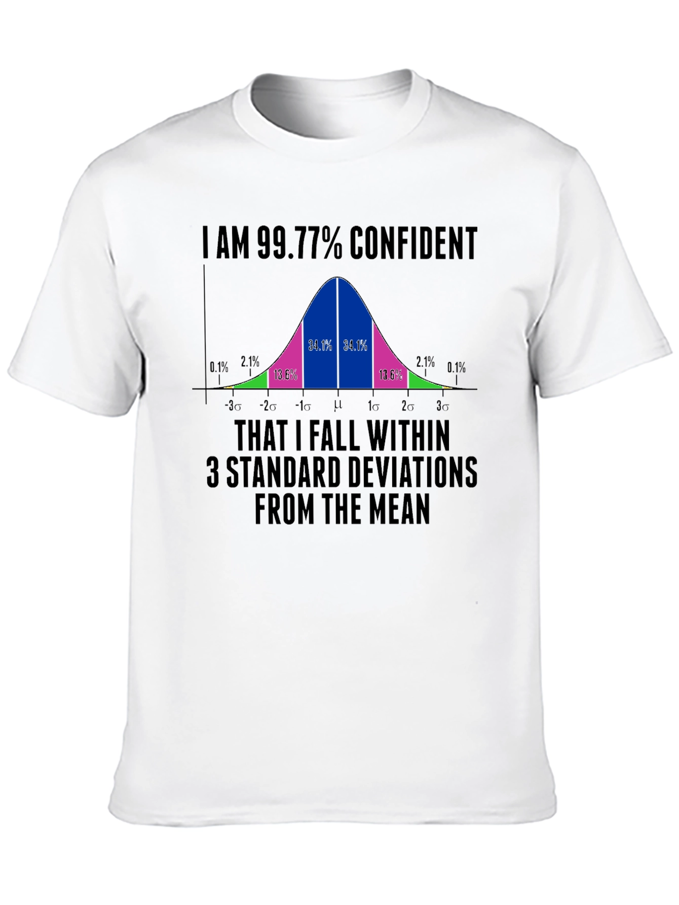 99.77% Confident Standard Deviation T-Shirt