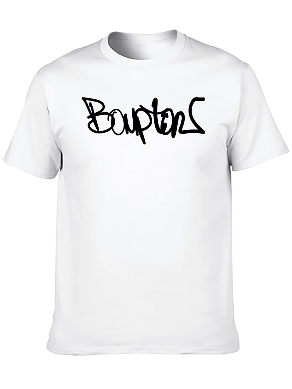 Bampton Mens Black Graphic T-Shirt